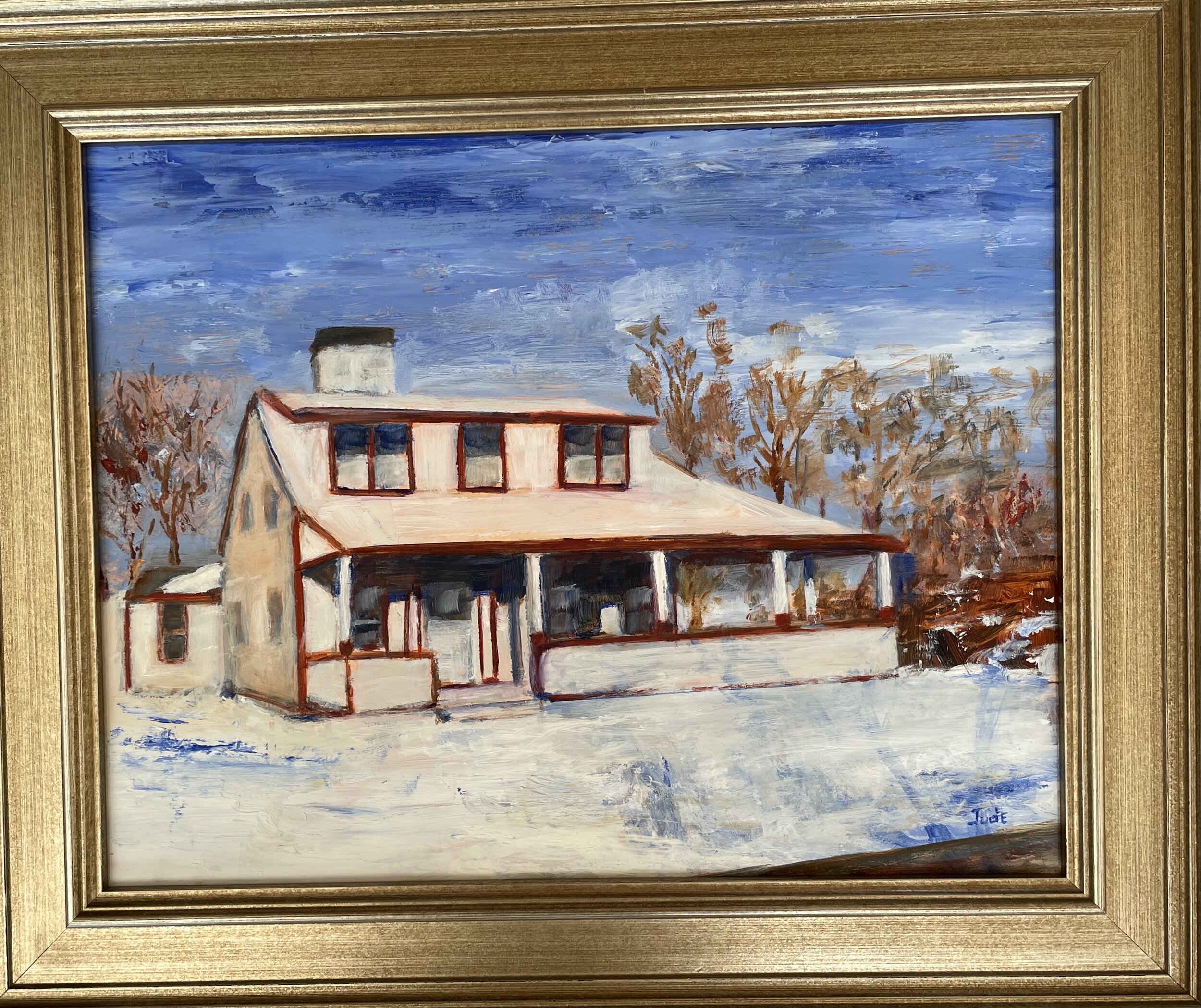 Judy	Schmitt	A Disappearing Part of Chatham 	Oil on board 	 $350 