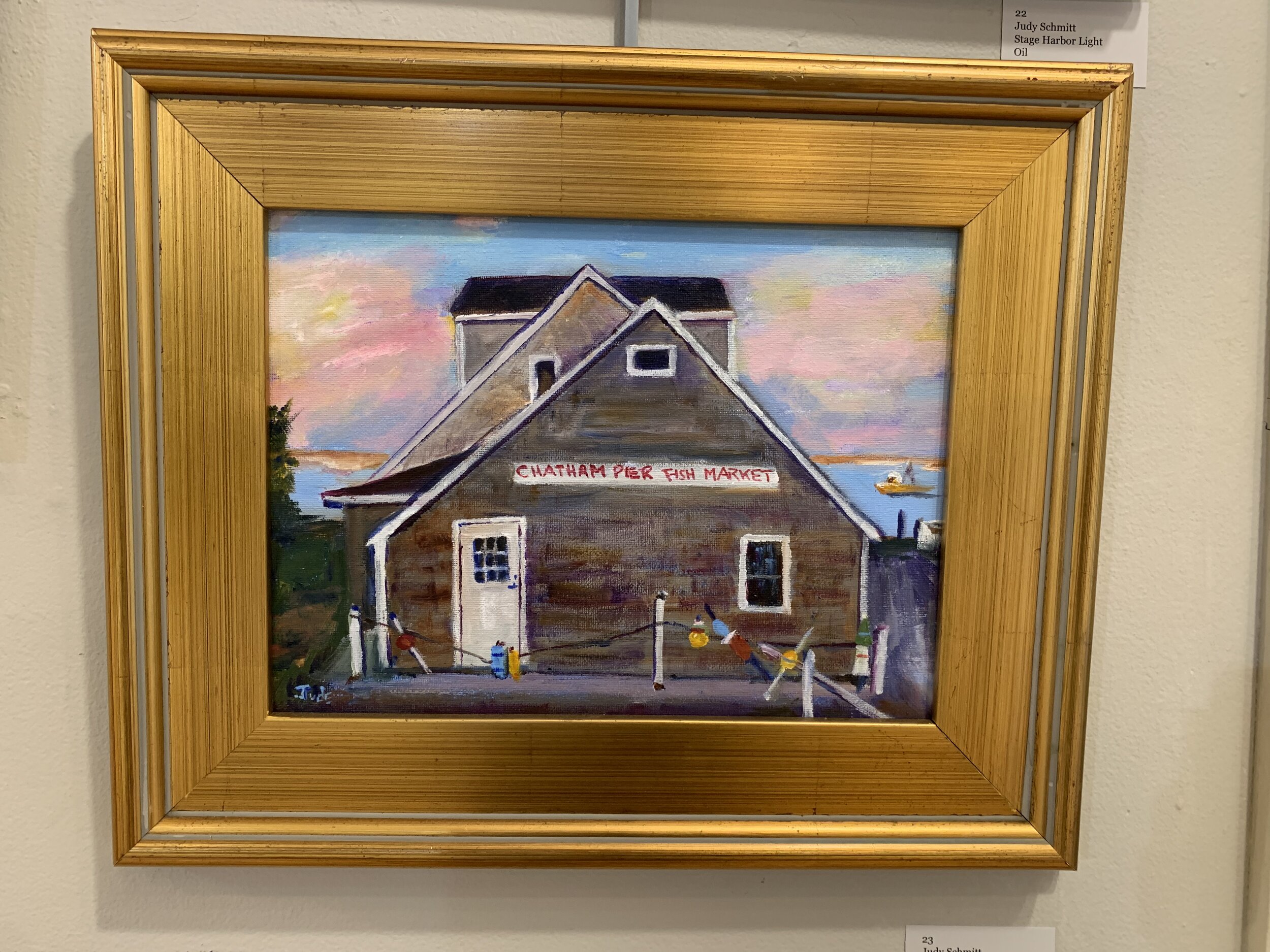 Judy	Schmitt	Chatham Fish Pier	Oil on Canvas	 $350 