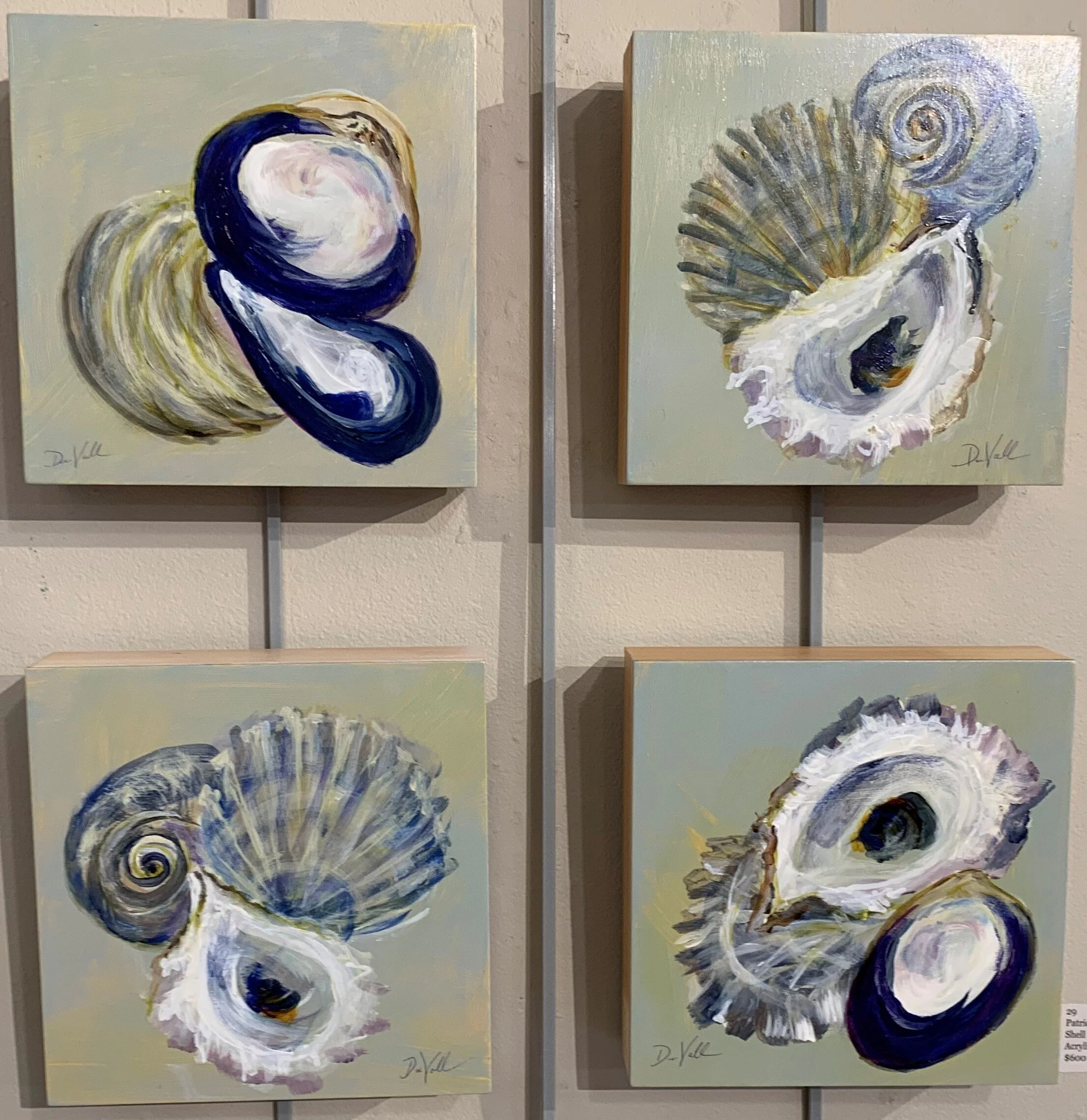 Patricia	DuVall	Shell Series 	Acrylic	 $600 