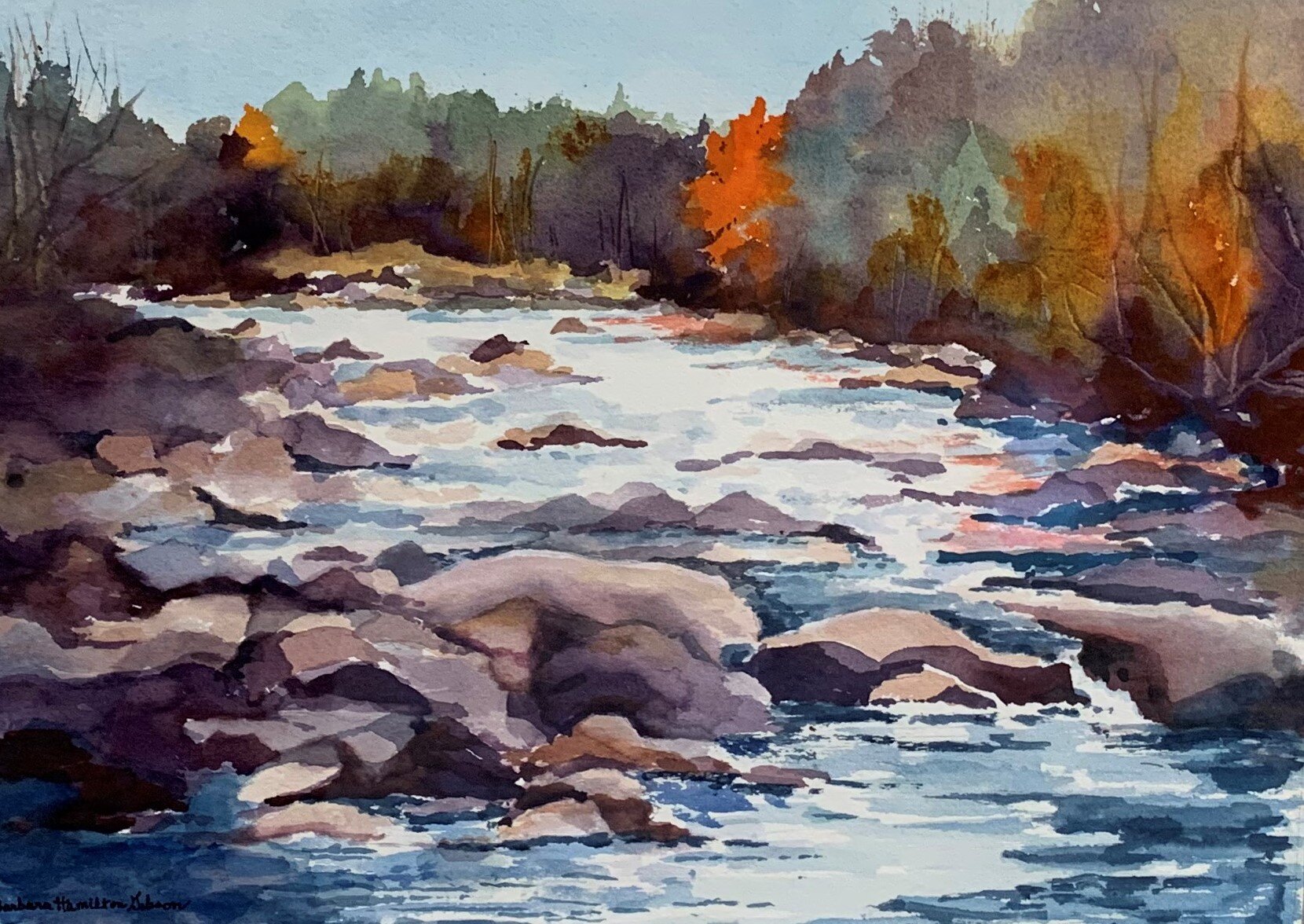 Barbara Hamilton	Gibson	Running Water	Watercolor	 $325 