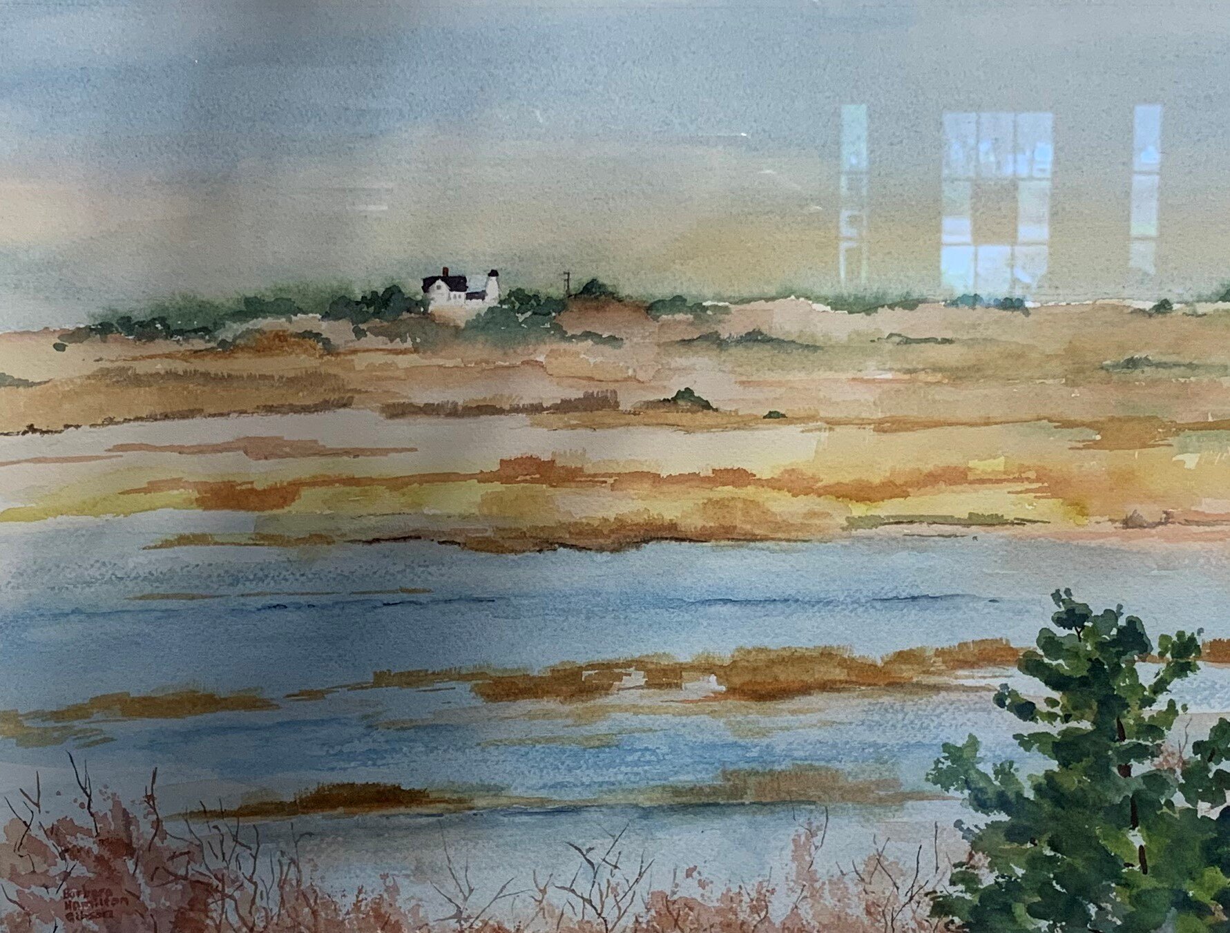 Barbara Hamilton	Gibson	View from Sears Point	Watercolor	 $325 
