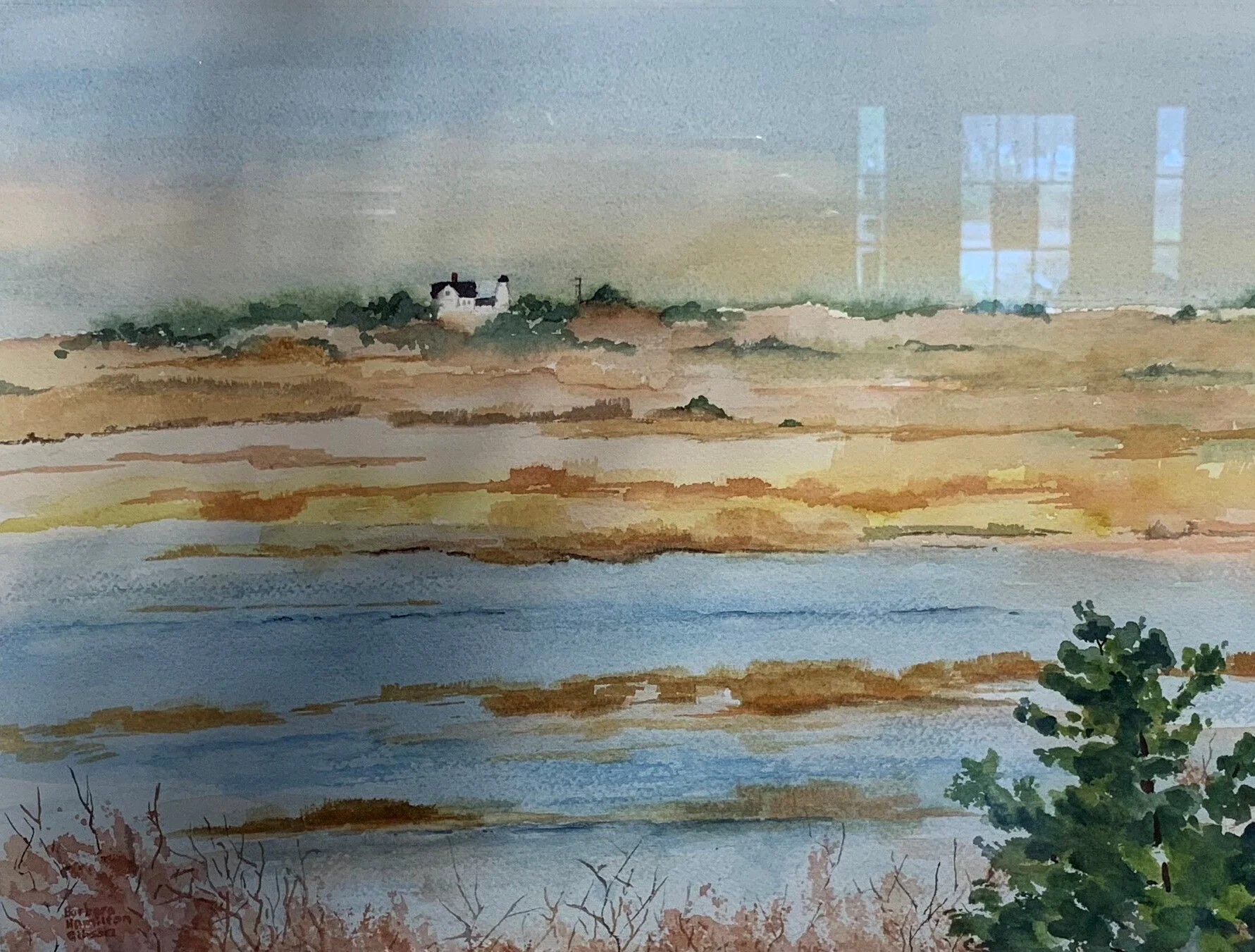 Barbara Hamilton	Gibson	View from Sears Point	Watercolor	 $325 