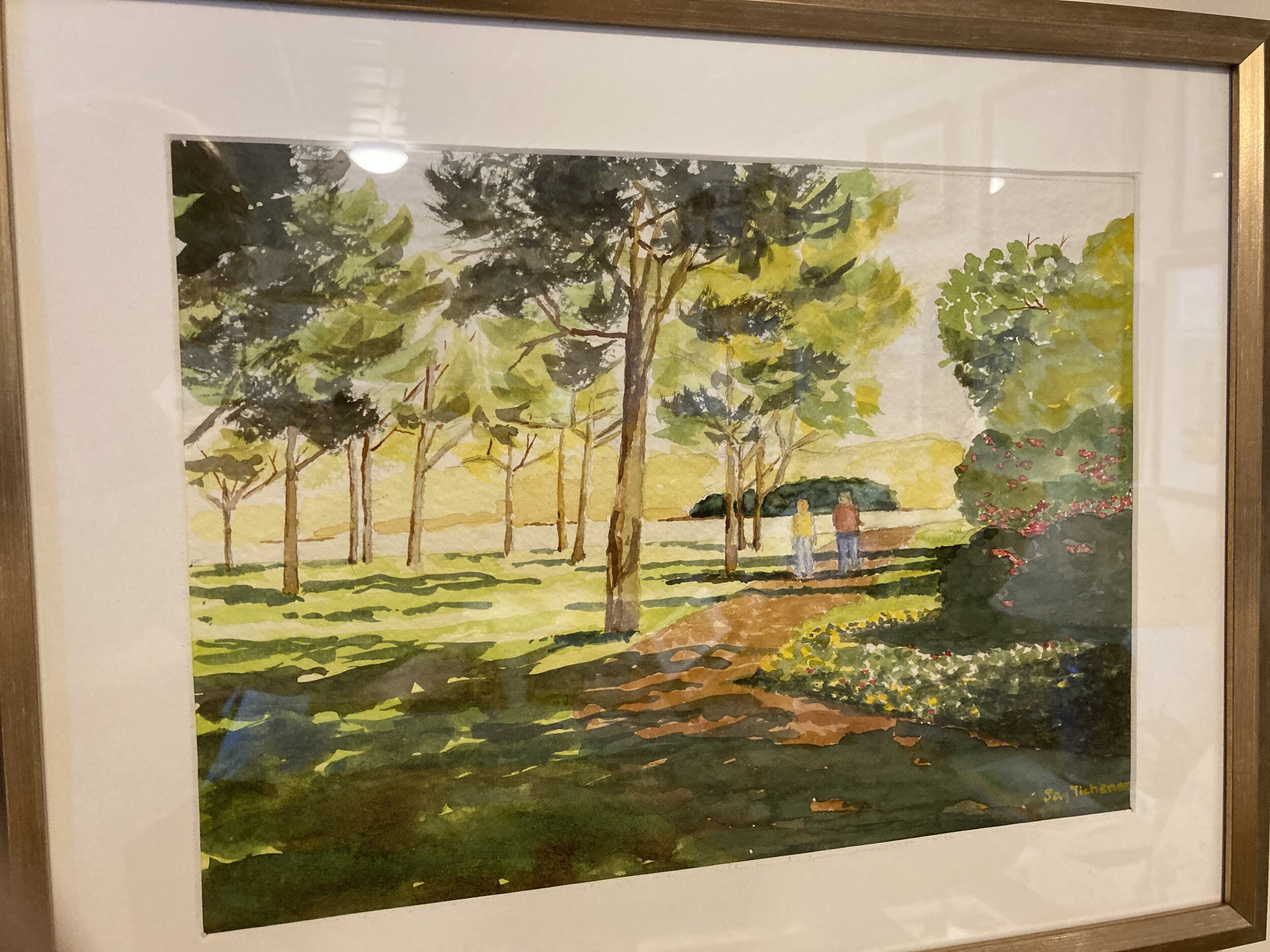 Jay	Tichenor	Springtime Walk	Watercolor	 $225 
