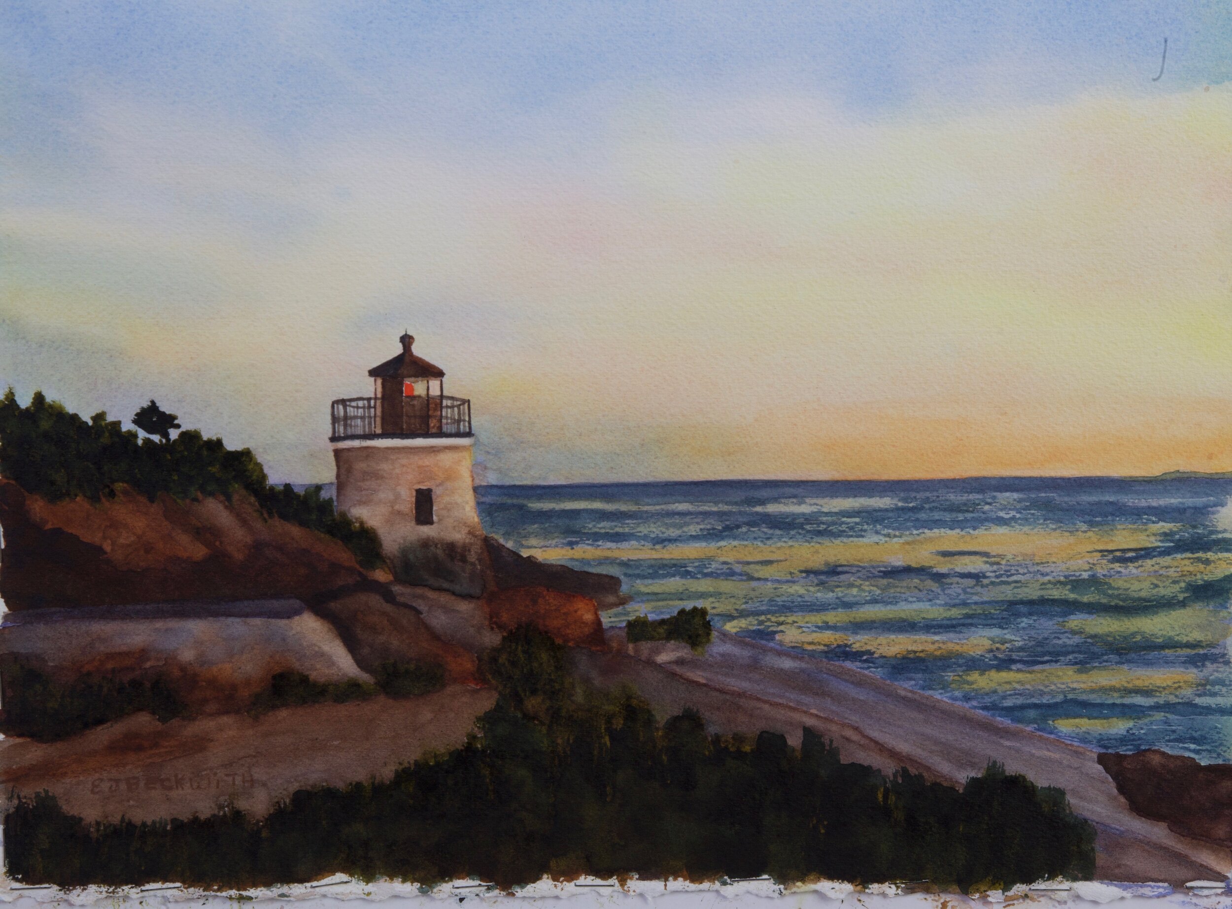 Emilie	Beckwith	Castle Hill Light	Watercolor	 $350 