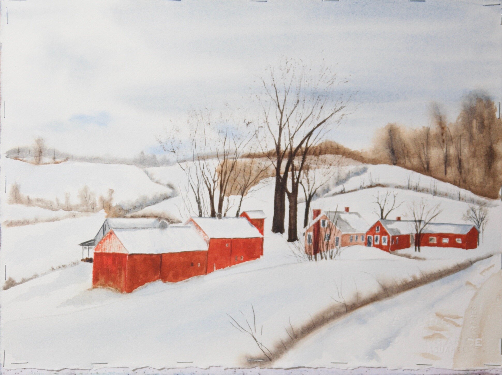 Emilie	Beckwith	Jenne Farm	Watercolor	 $350 