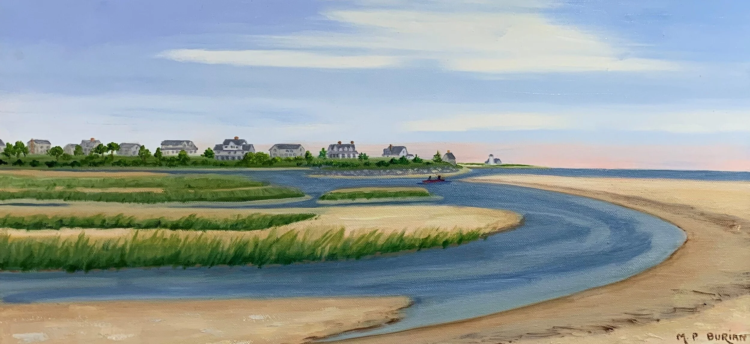 Martha	Burian	Ridgevale Beach	Oil	 $600 