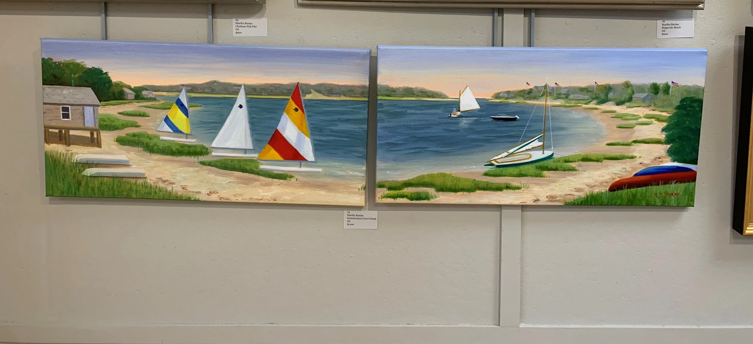 Martha	Burian	Summertime Crow's Pond	Oil	 $1,200 