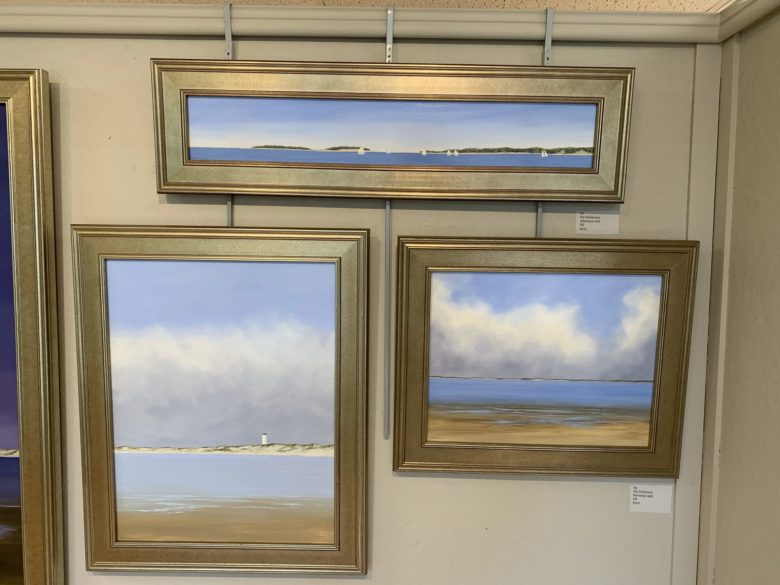 Pat 	Nickerson	Afternoon Sail	Oil	 $275 