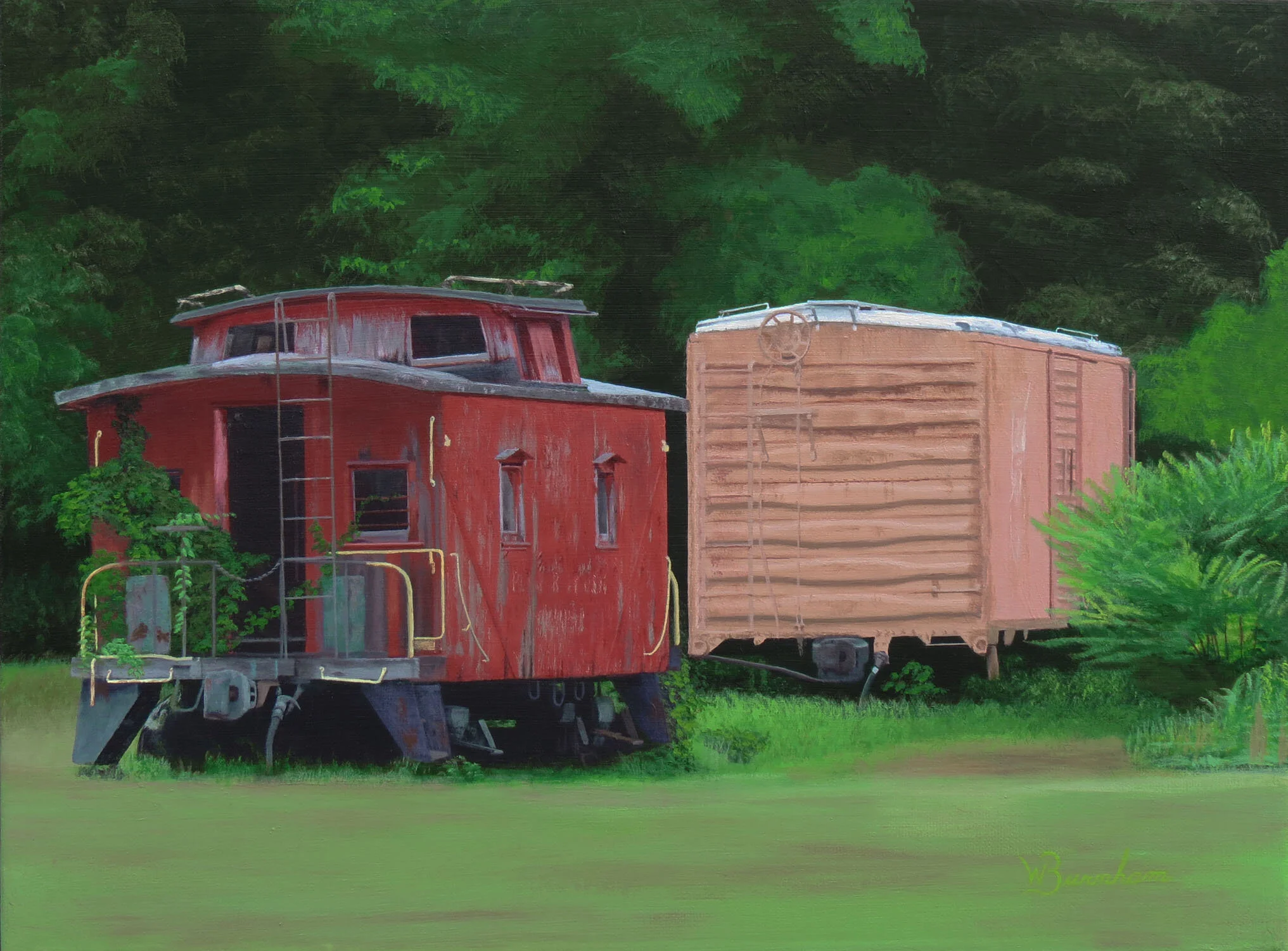 William	Burnham	Last Stop	Acrylic	$975 