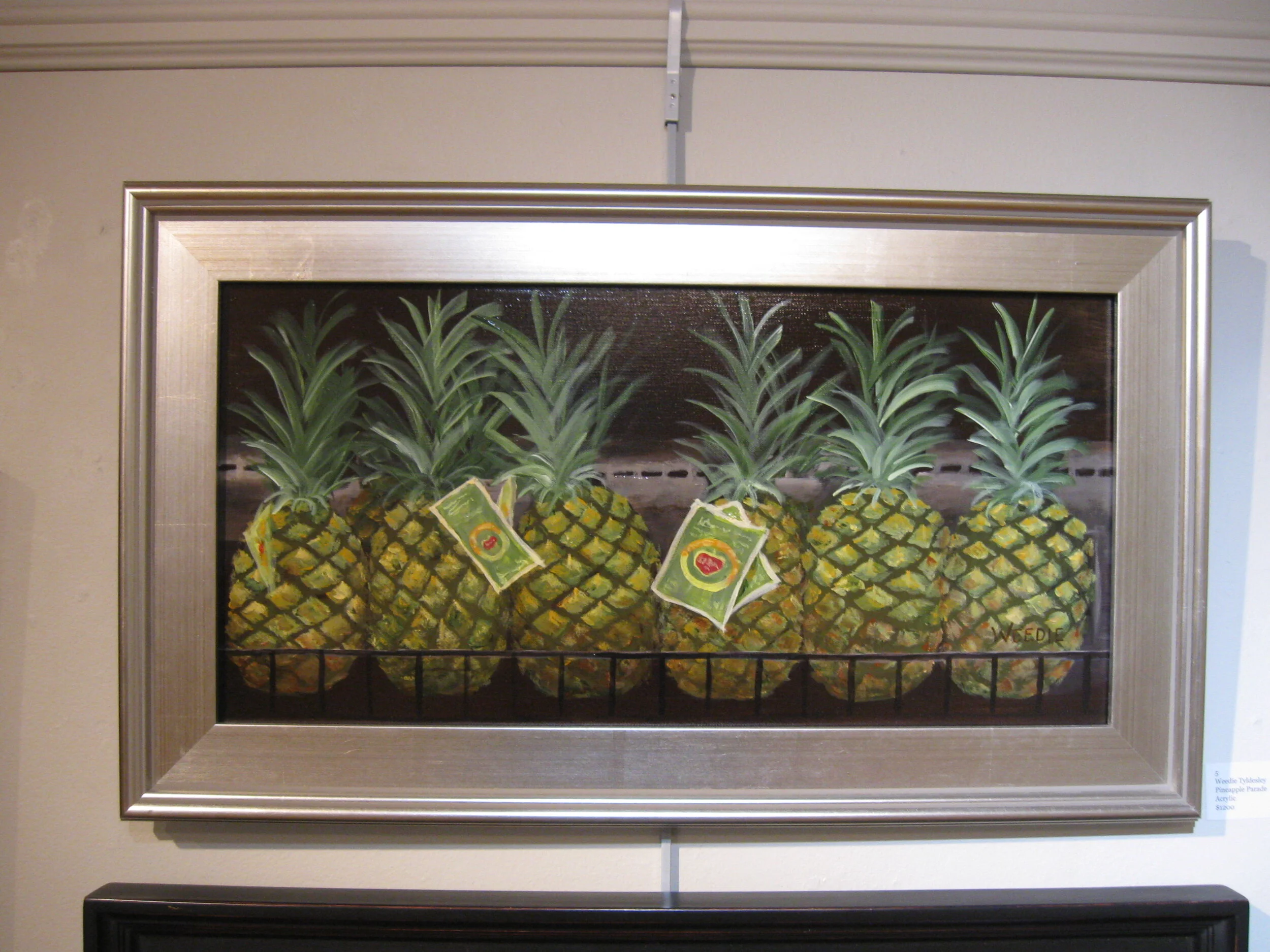 Elizabeth "Weedie"	Tyldesley	Pineapple Parade	Acrylic	$1,200 