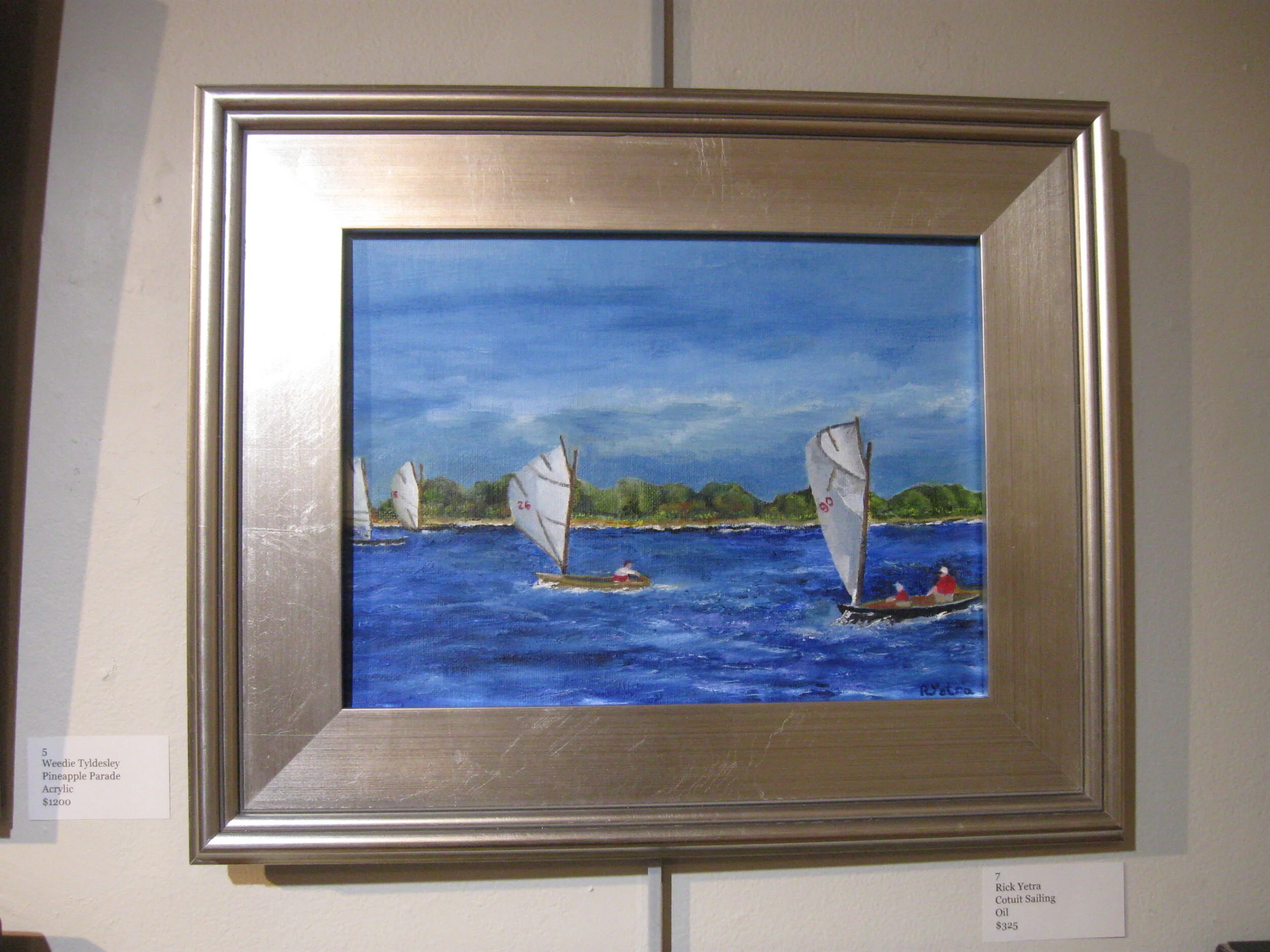 Rick	Yetra	Cotuit Sailing	Oil	$325 