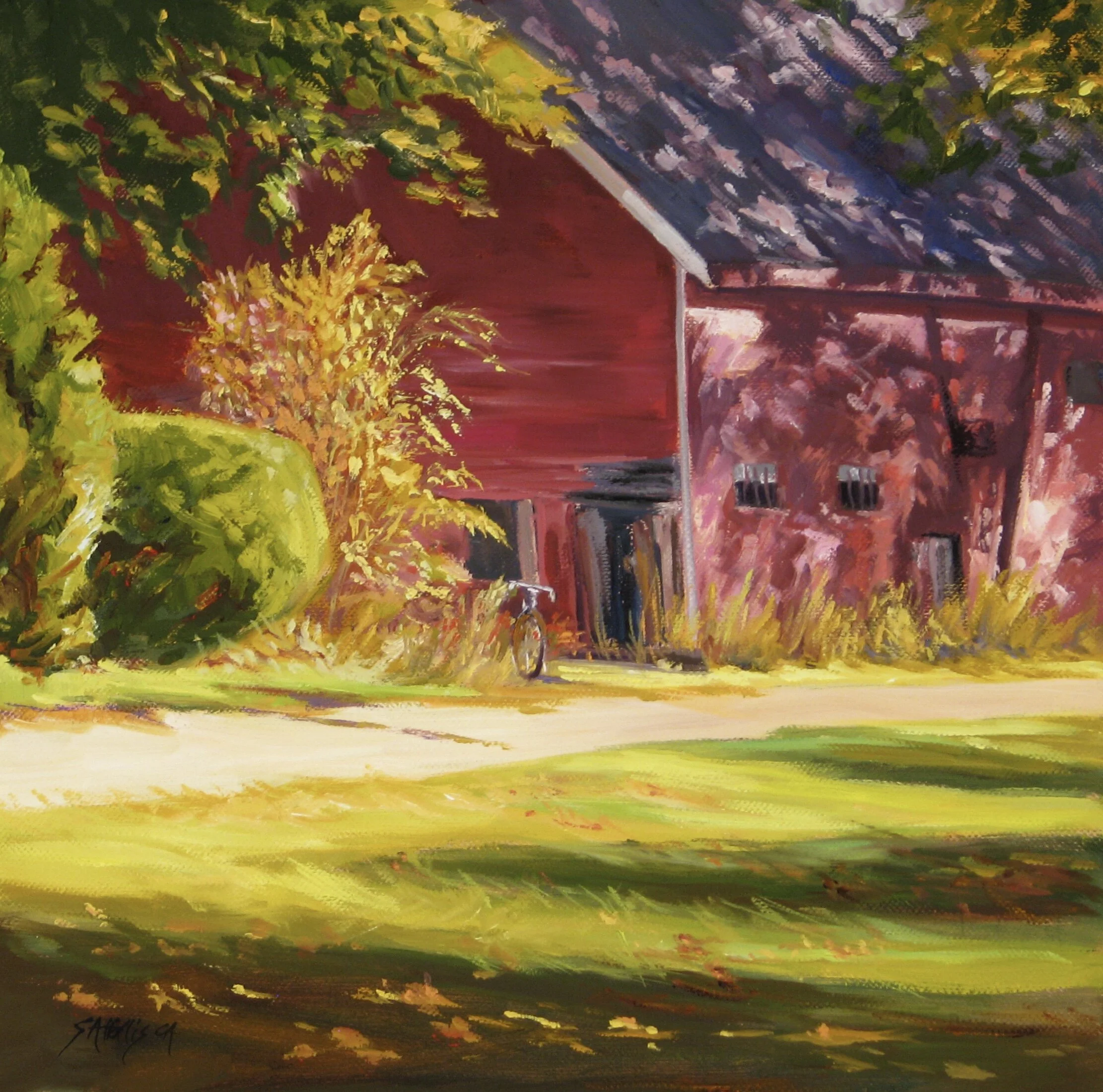 Susan	Hollis	Light on the Barn	Oil	$975 