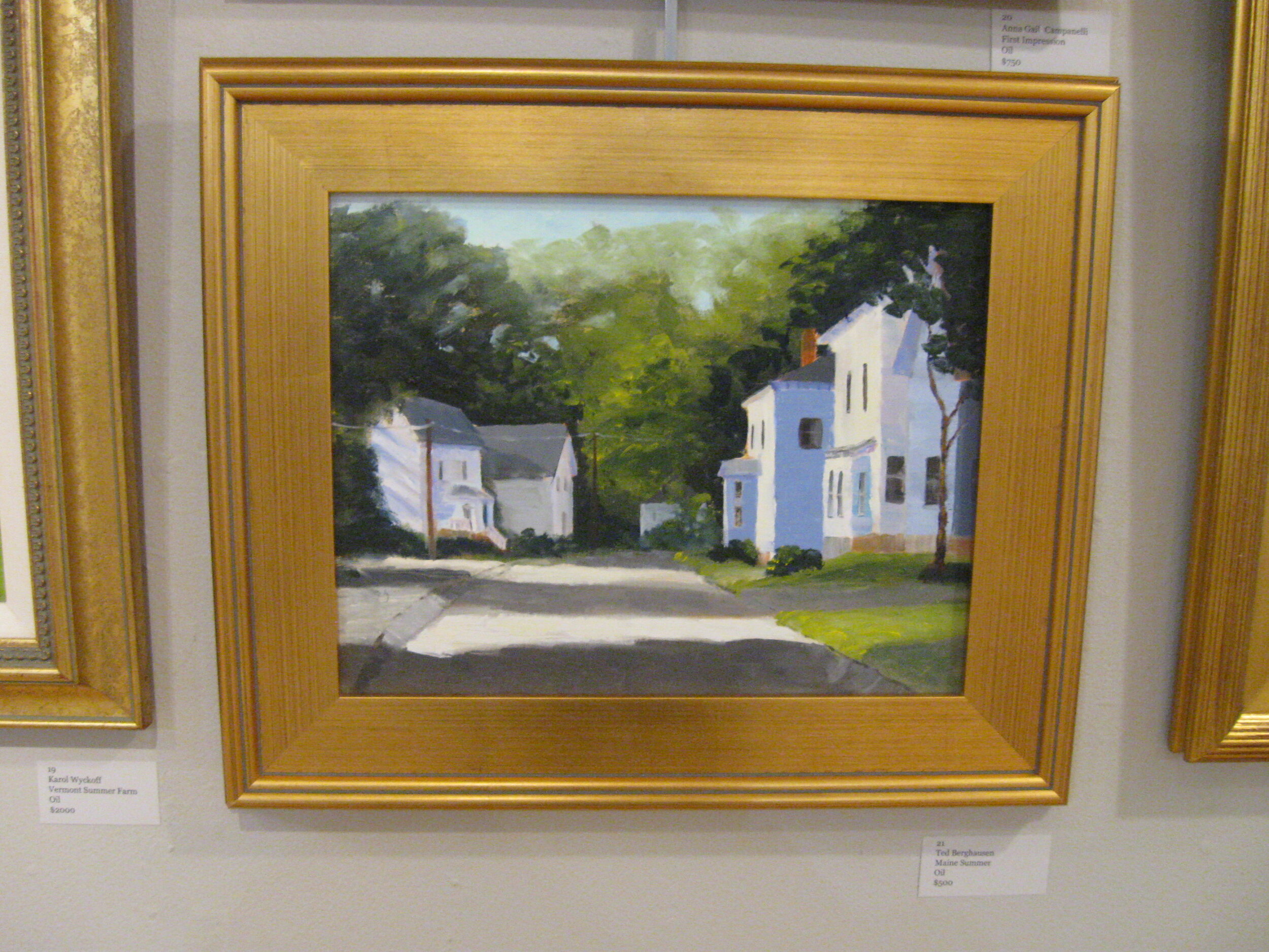Ted	Berghausen	Maine Summer	Oil	$500 