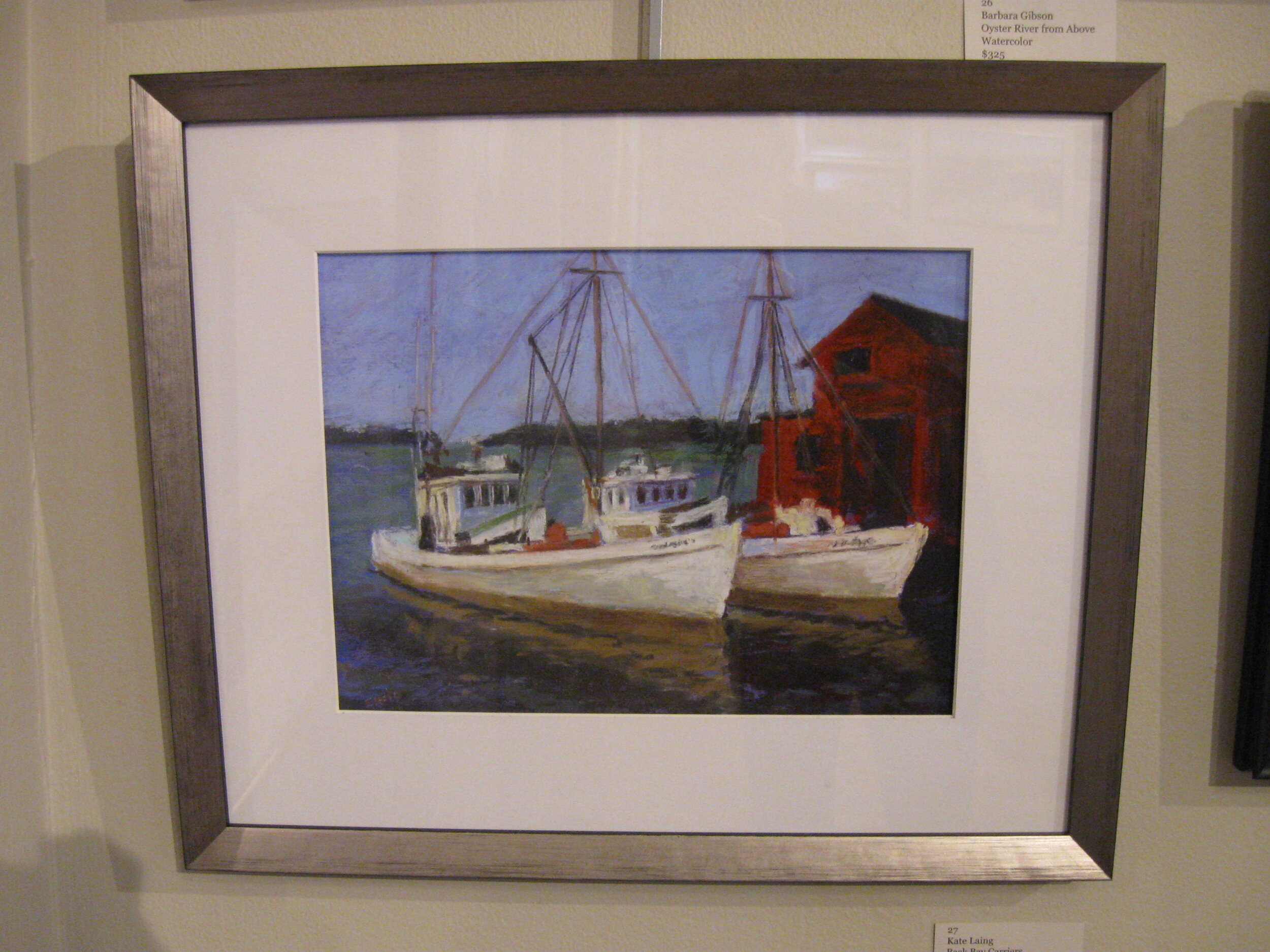 Kate	Laing	Back Bay Carriers	Pastel	$400 