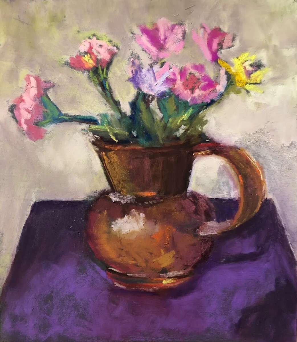 Susan	Adler	Perennial Posies	Pastel	$275 