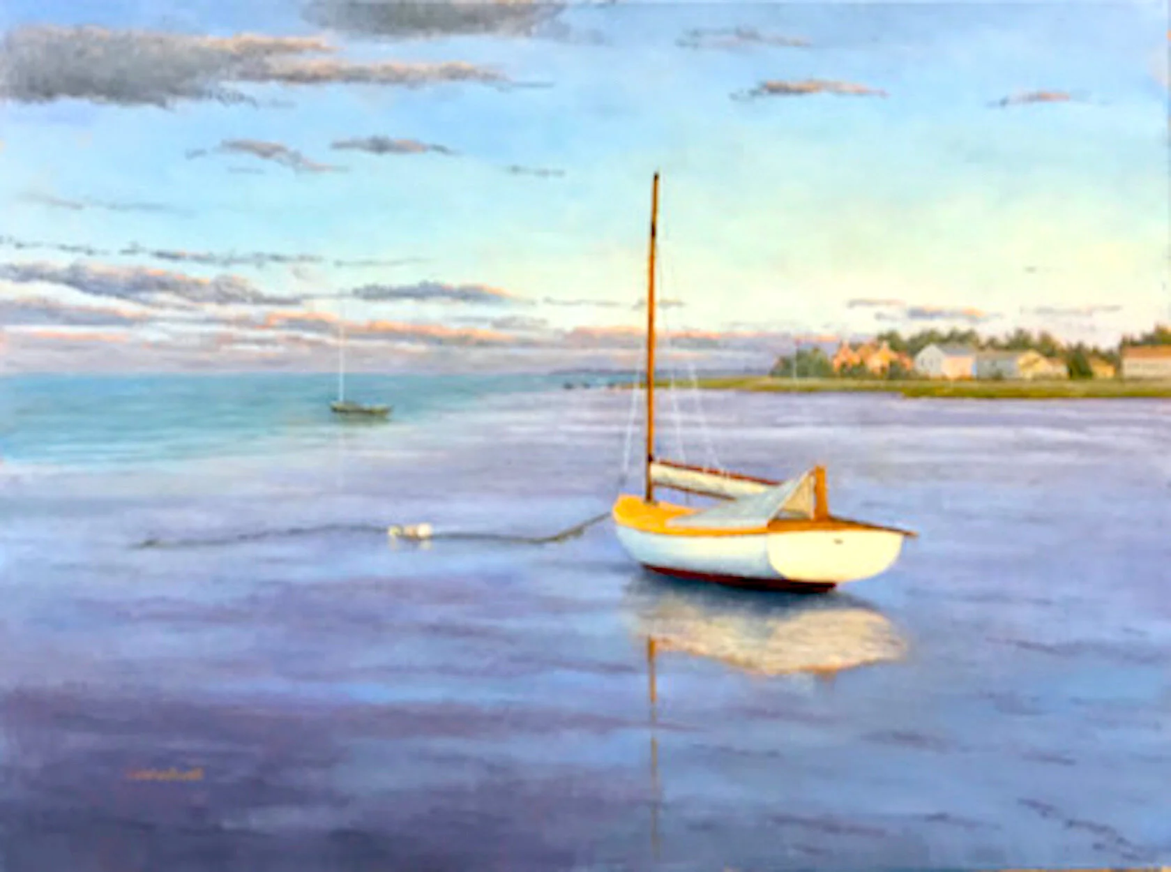 Stephen	Knight	Low Tide Late Afternoon	Oil on Canvas	$2,500 