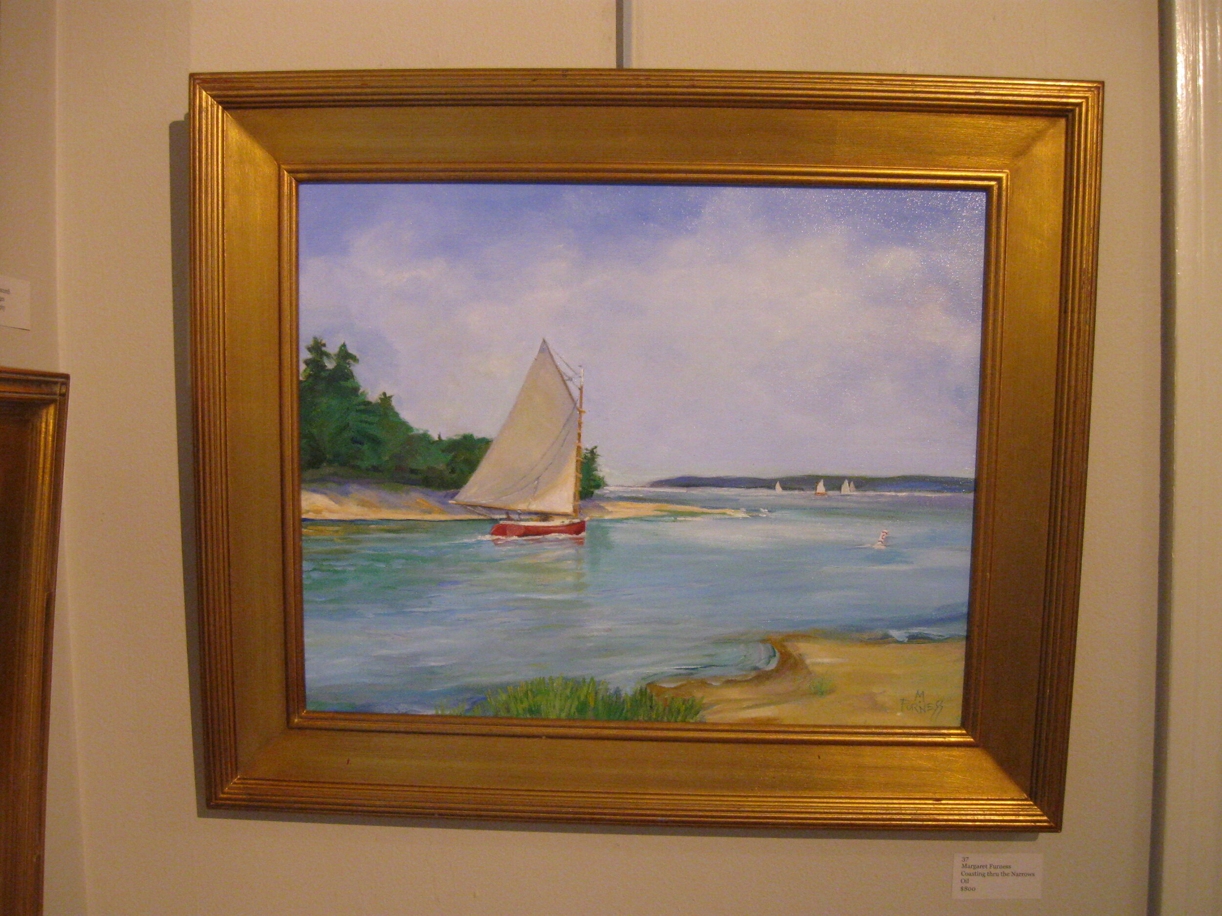 Margaret	Furness	Coasting thru the Narrows	Oil	$800 