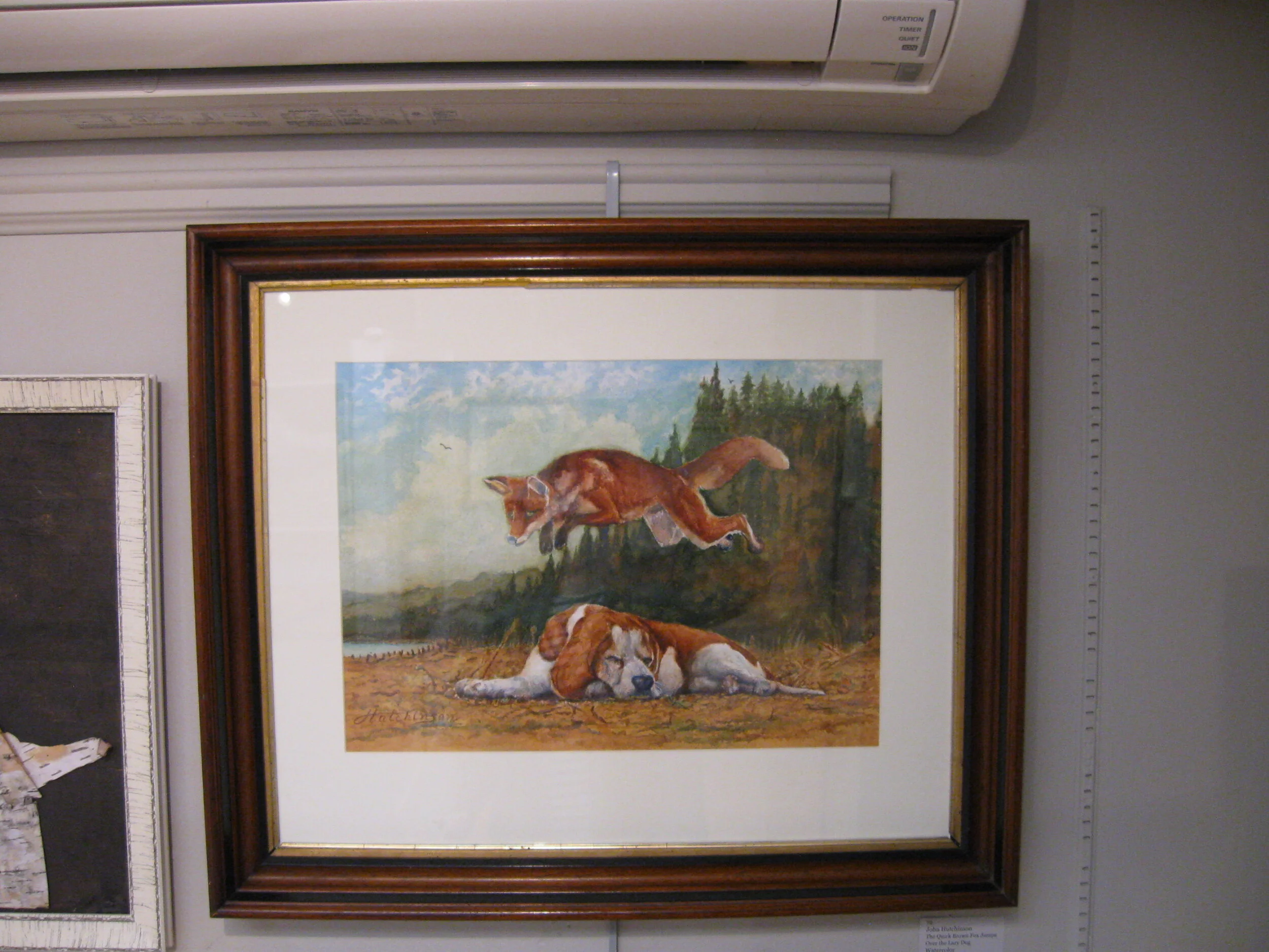John	Hutchinson	The Quick Brown Fox Jumps Over the Lazy Dog	Watercolor	$1,500 