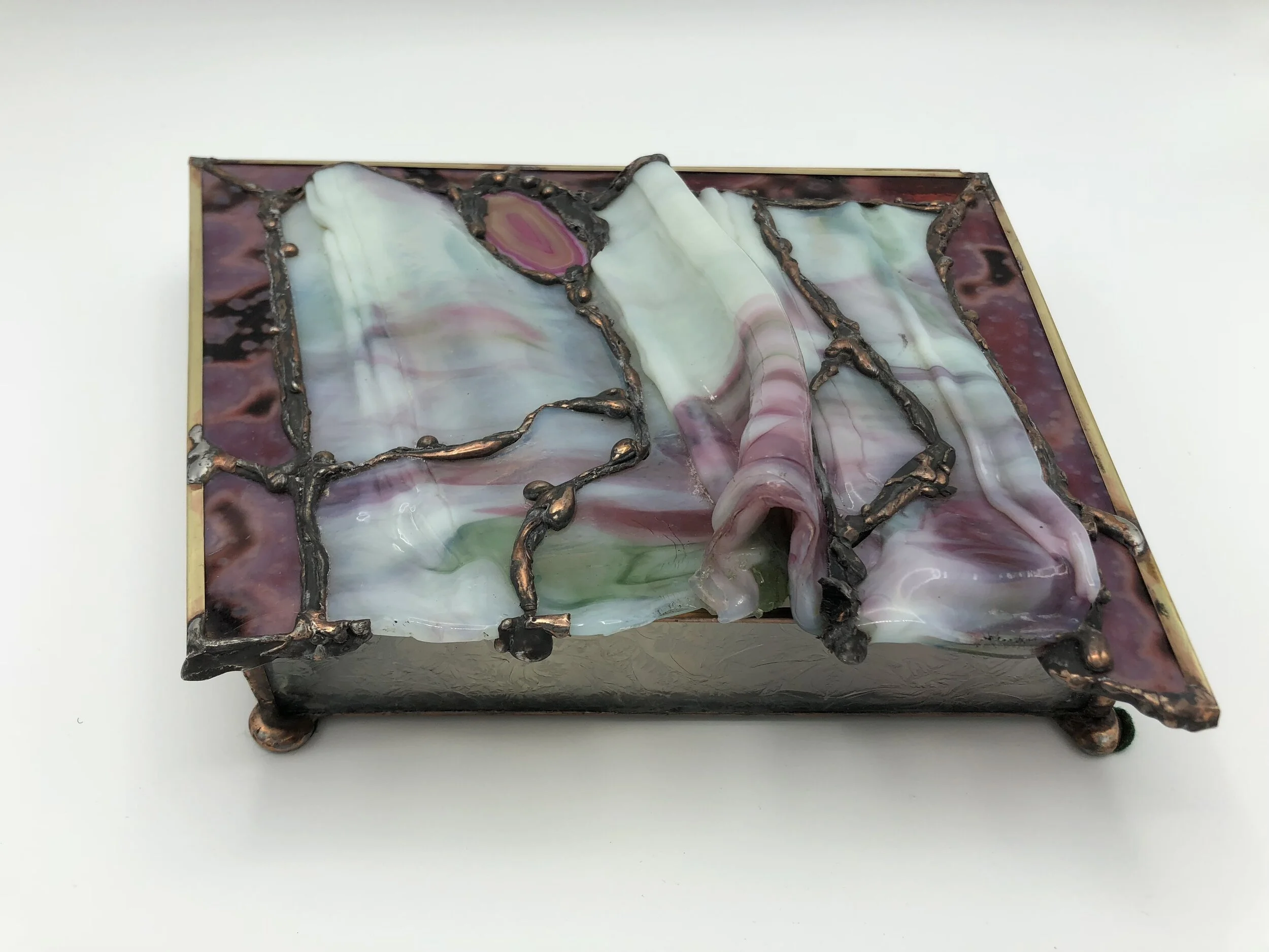 John	Best	Drapery Glass Box	Stained Glass	$150 