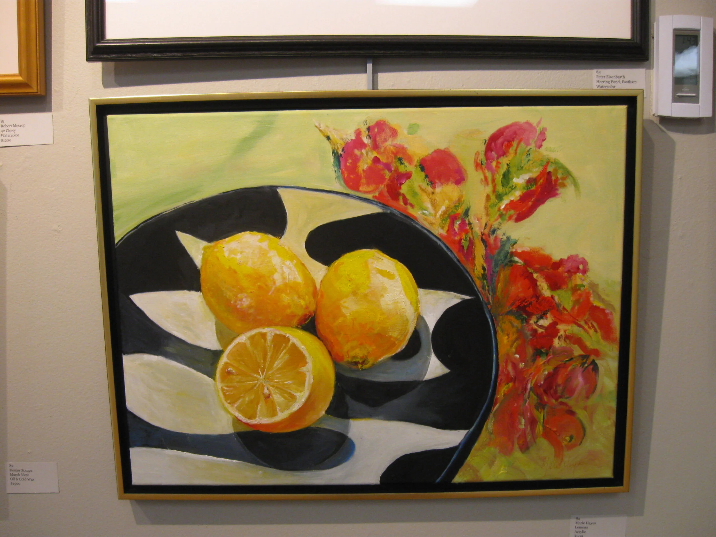 Marie	Hayes	Lemons	Acrylic	$900 