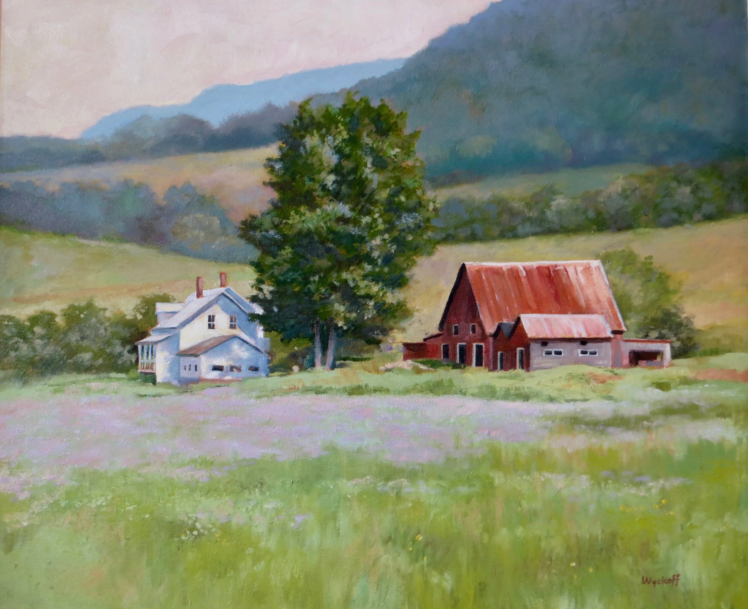 Oil/Acrylic  First Place  Karol	Wyckoff  Vermont Summer Farm Oil	$2000
