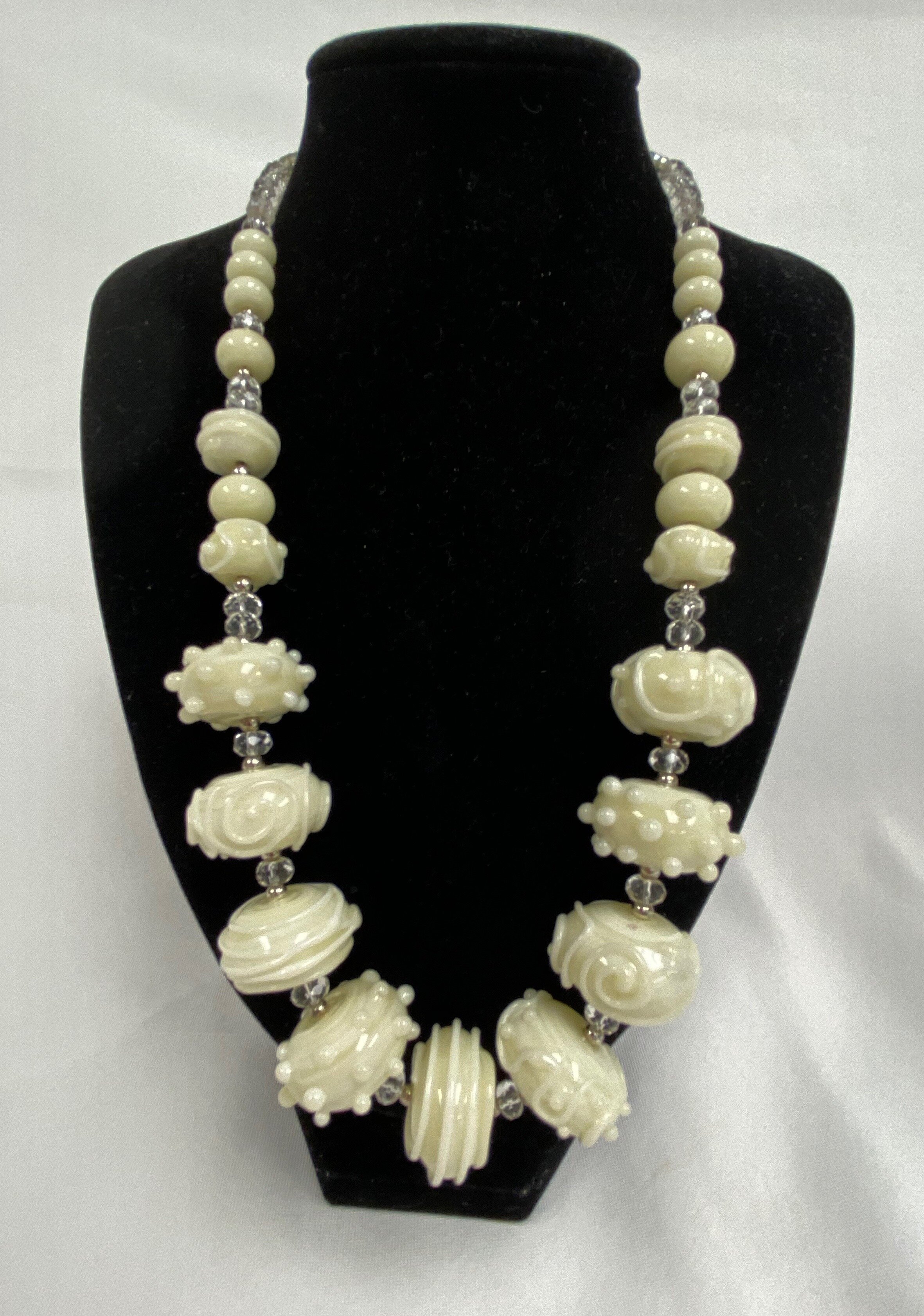 Elizabeth Best-Lampwork Necklace $110