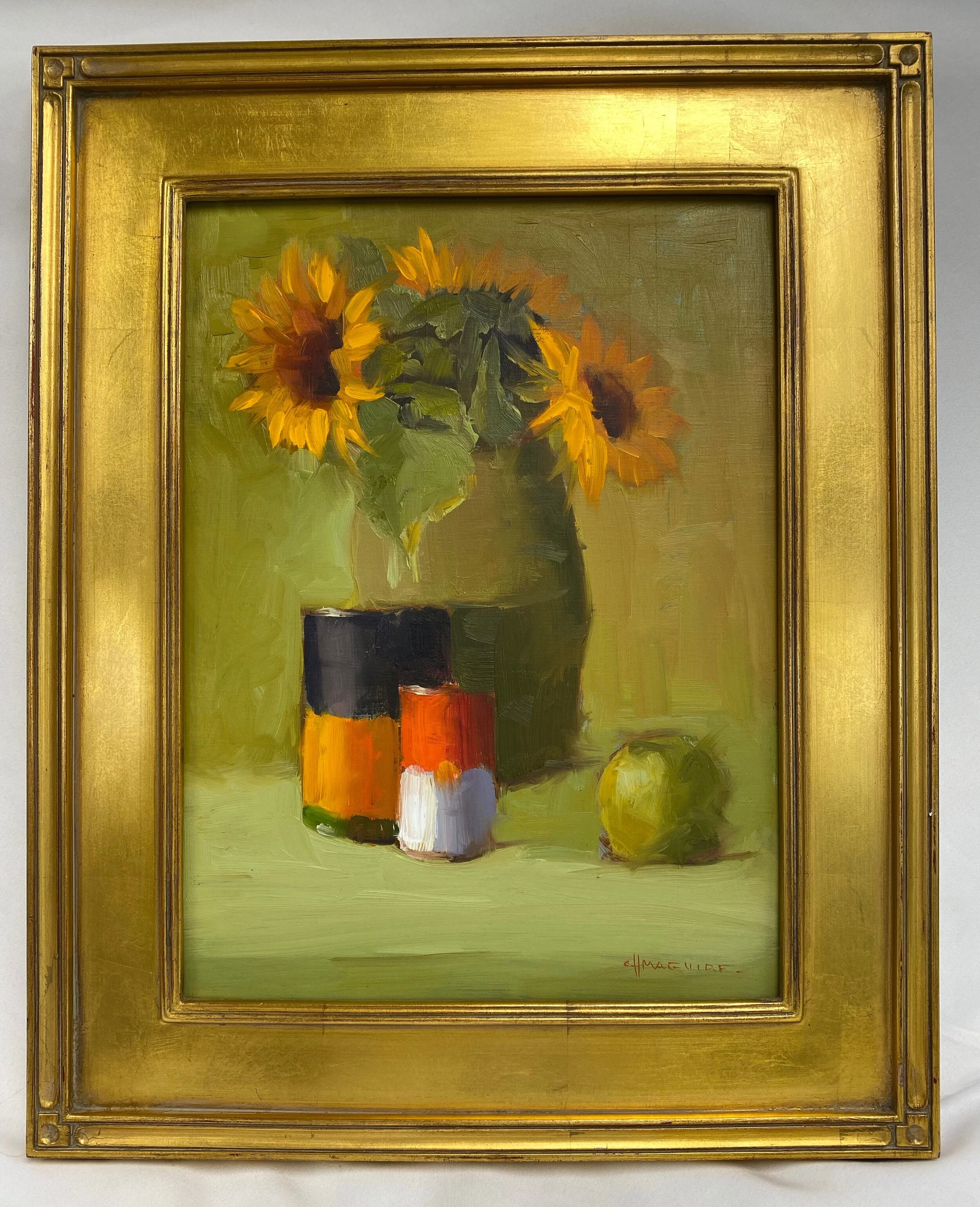 Carol Maguire- Sunflowers & Cans $1600