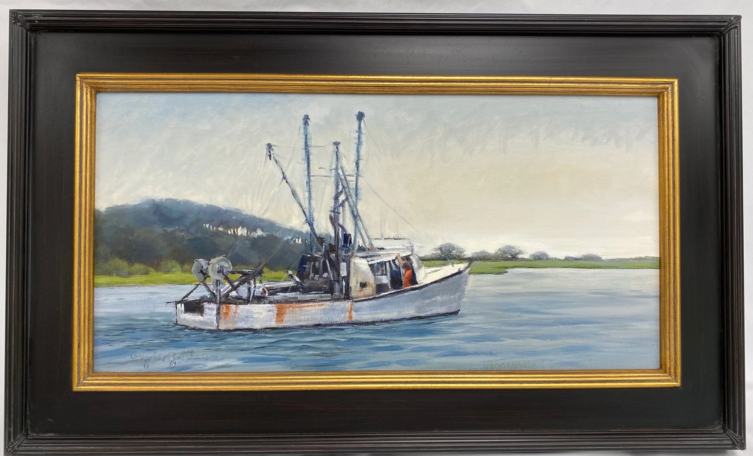 Angela	Zoni Mault- Stage Harbor, Oil $1200