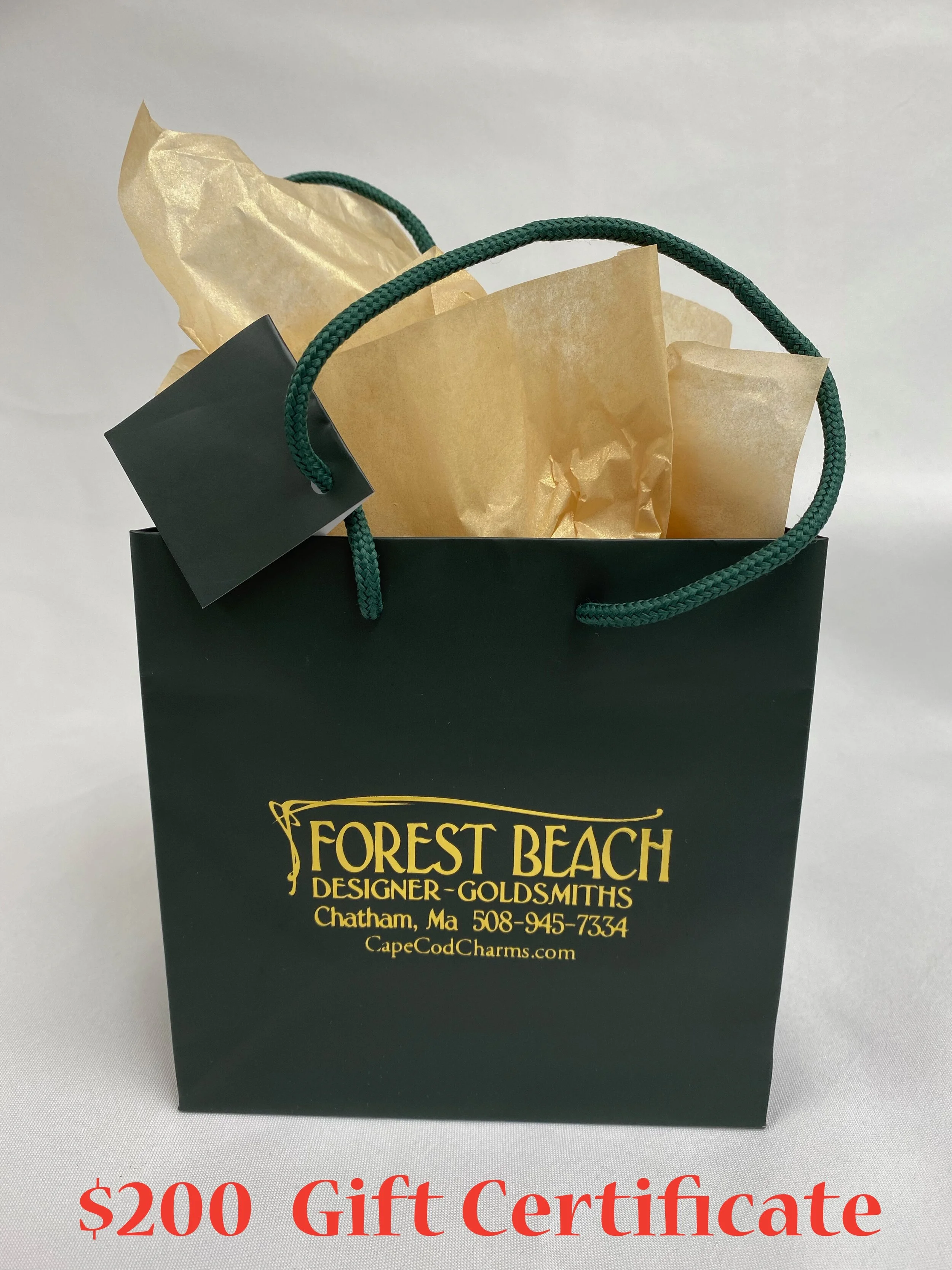 Forest Beach- Gift Certifcate for $200