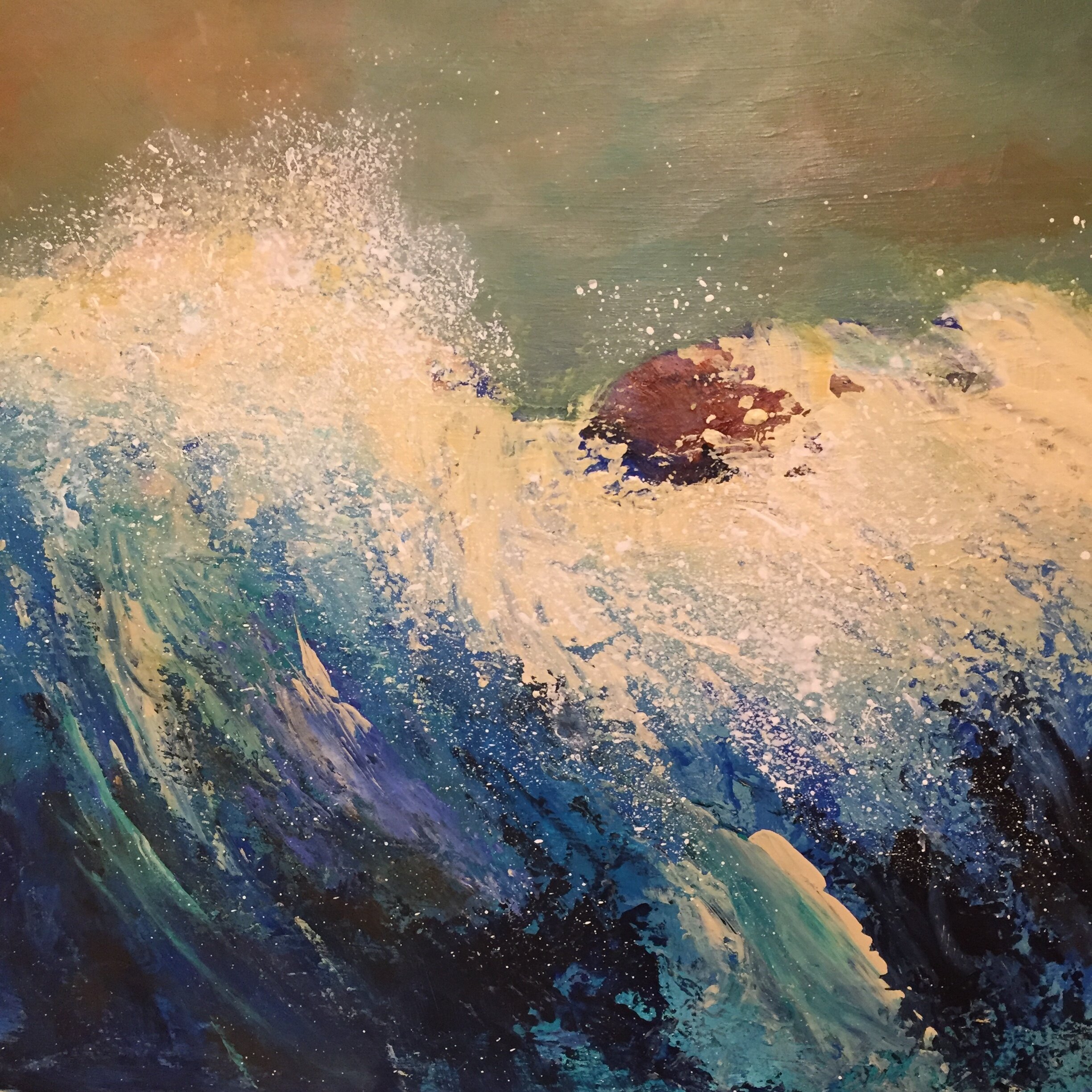Rory 	Marcus	A New Wave	Acrylic on Cradled Hardboard	 $280 