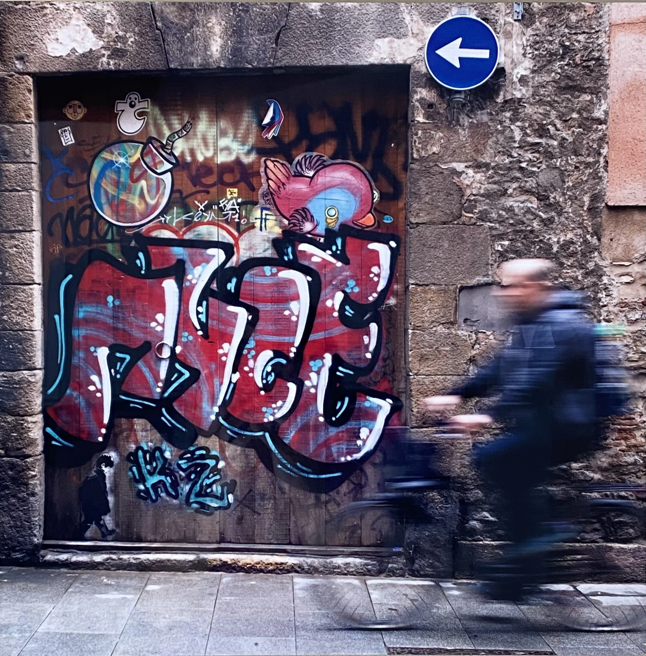 Kelsey	Sweeney	Barcelona Graffiti #2	Photo printed on metal	 $175 