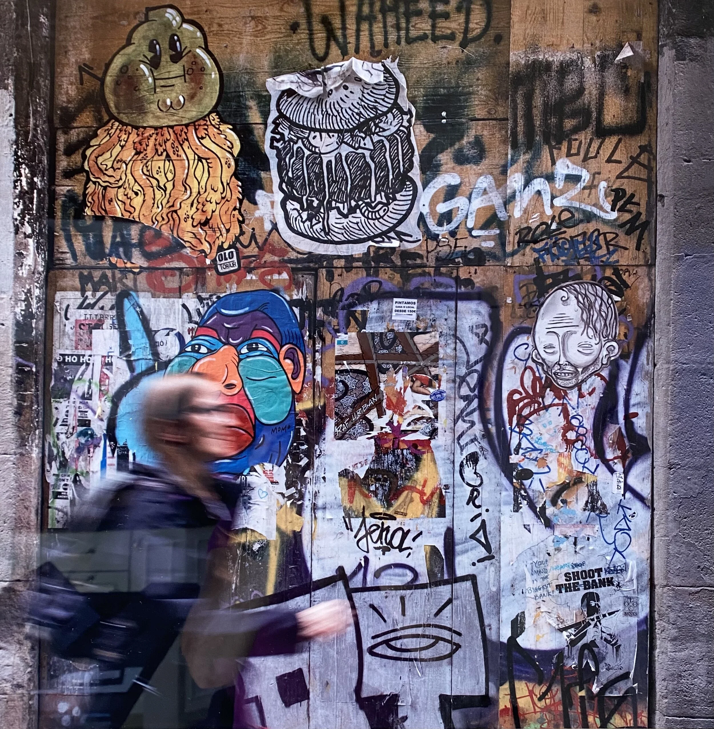 Kelsey	Sweeney	Barcelona Graffiti #1	Photo printed on metal	 $175 