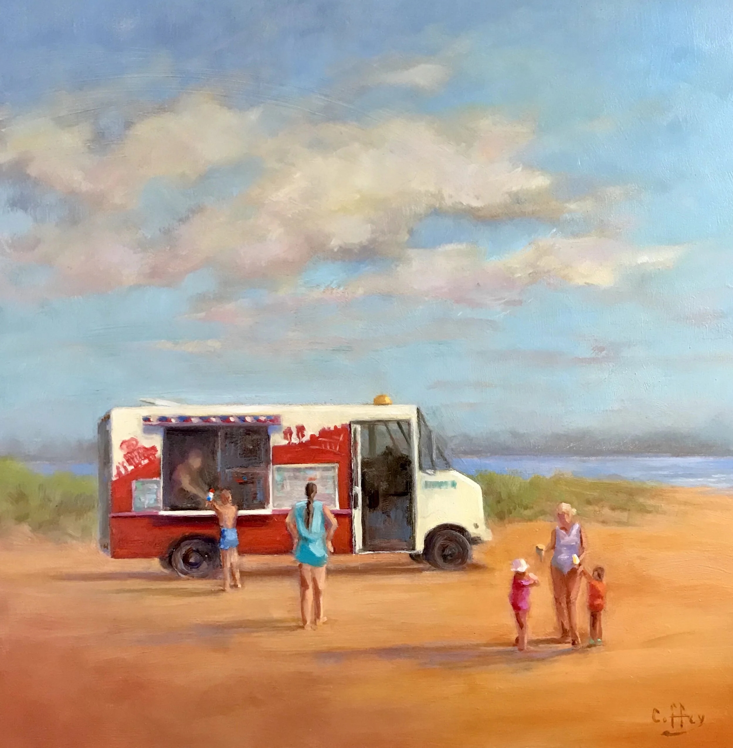 Lyn 	Coffey	It’s a Sweet Summer	Oil	 $750 