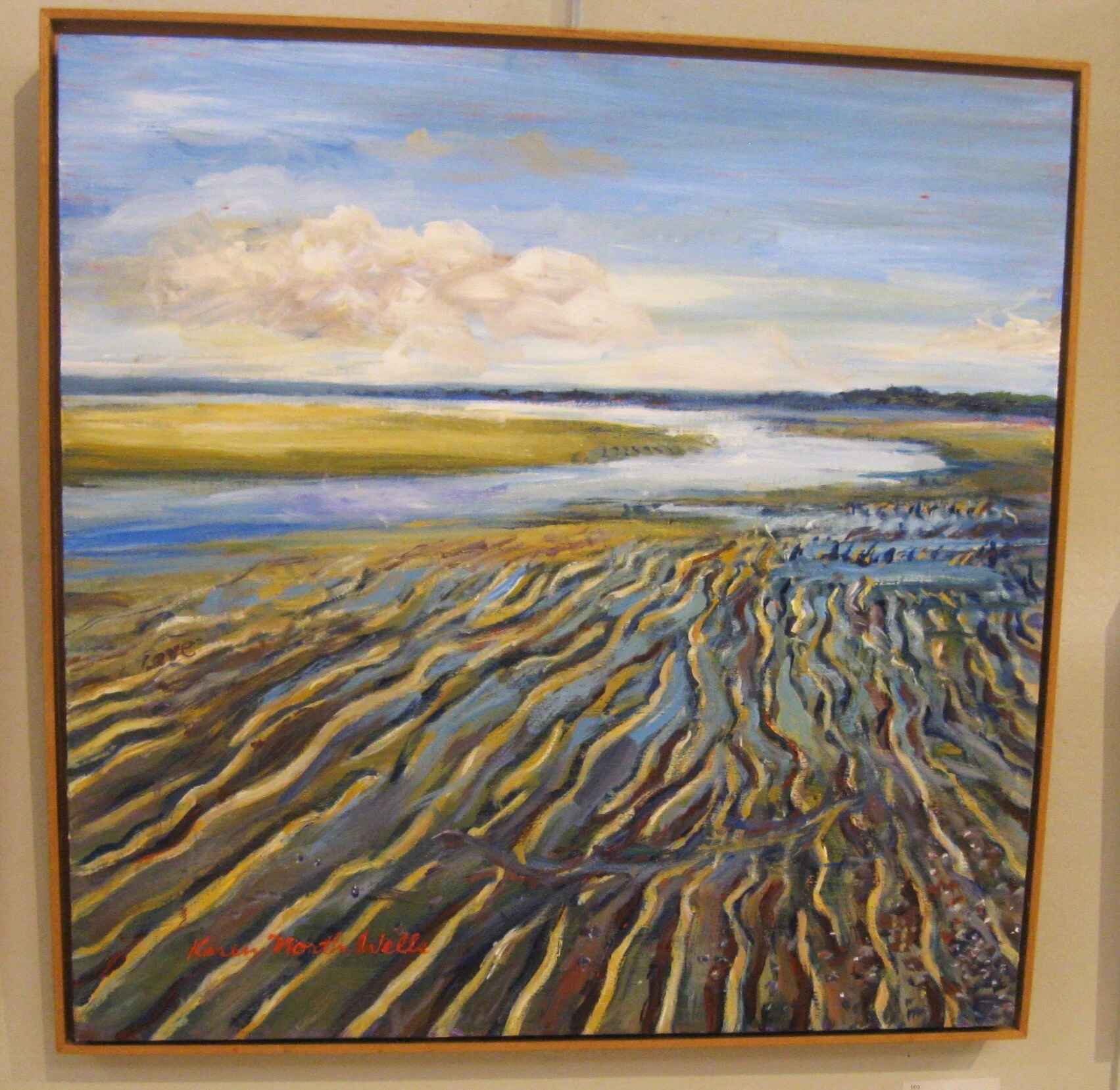 Karen	North Wells	The Brewster Flats	Acrylic	 $1,800 