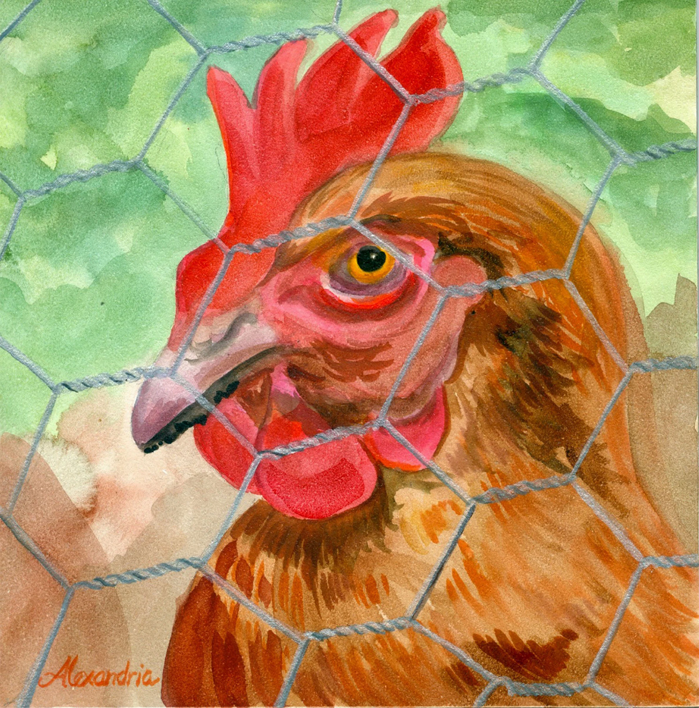 Alexandria	Boudreau	Henry	Watercolor	 $200 