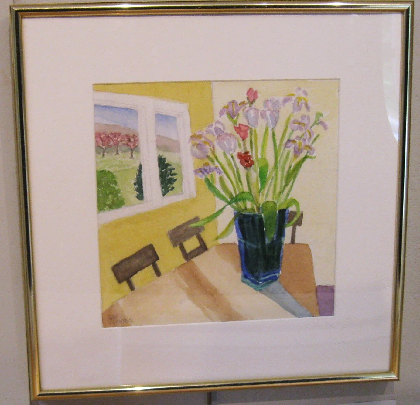 Joanne	Burdick	Spring, Indoors and Out	Watercolor	 $275 