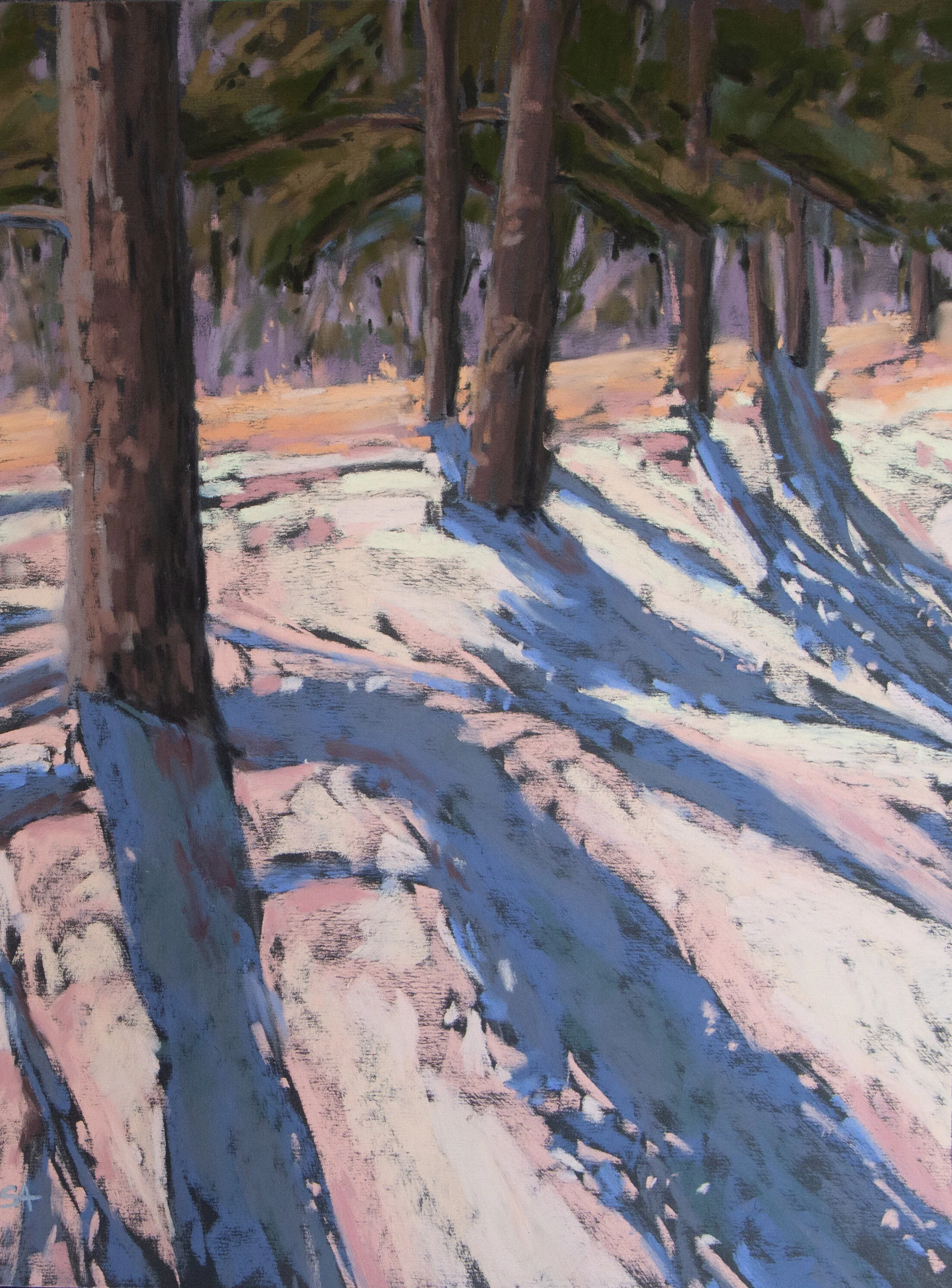 Susan Aitcheson- Snow Hill and Shadows 	 $500 