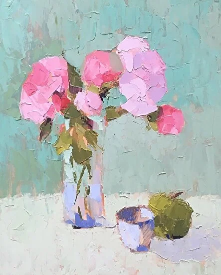 2022 Carol Maguire - Joyful Painting, Still Life in the Studio, in Oil (9/7-9/9)