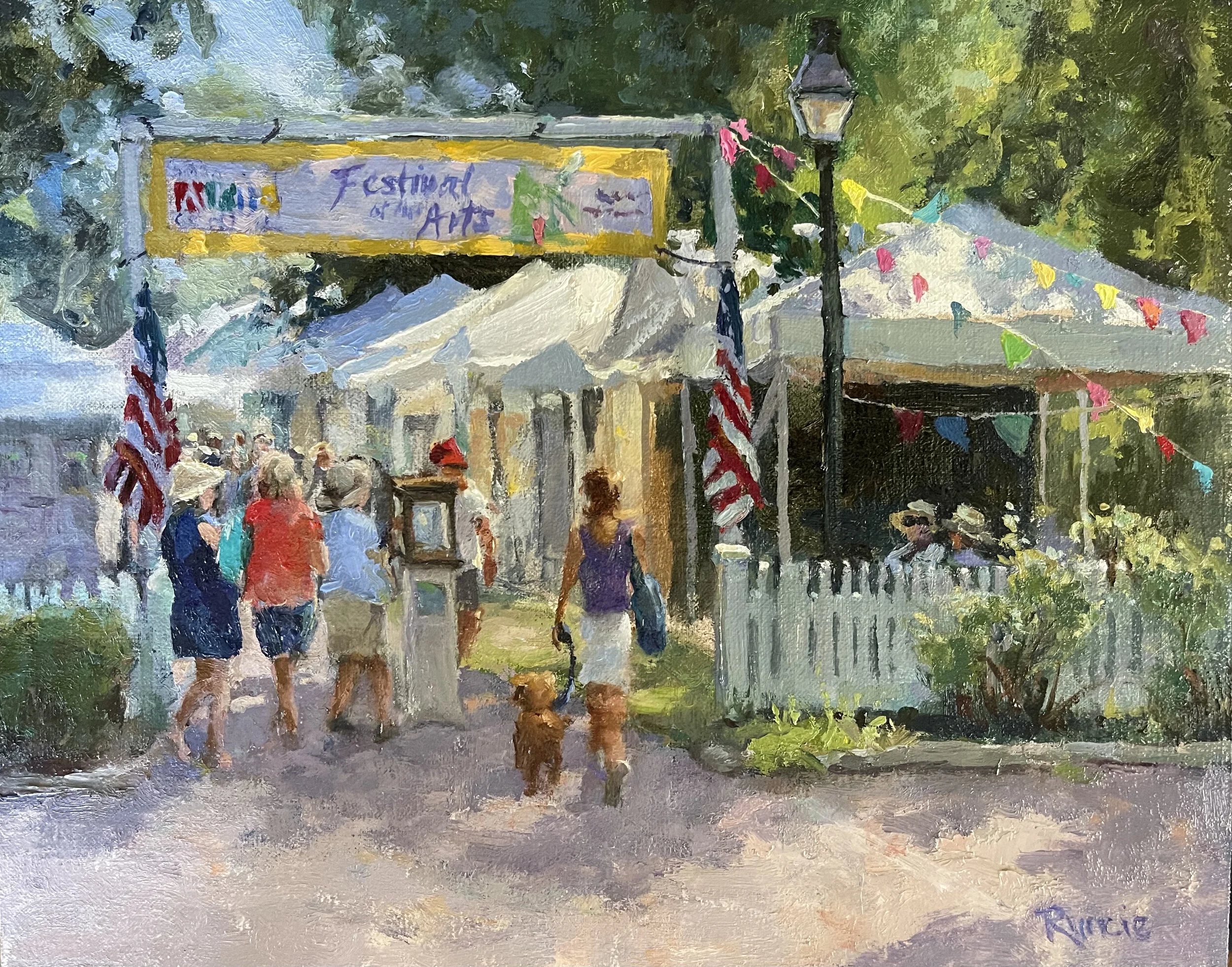 Peg	Runcie	Banners, Flags & Greetings	Oil	 $650 