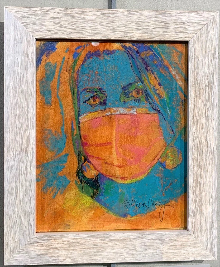 Eileen	Casey-	Portrait of an Artist During Covid	Pastel	 NFS 