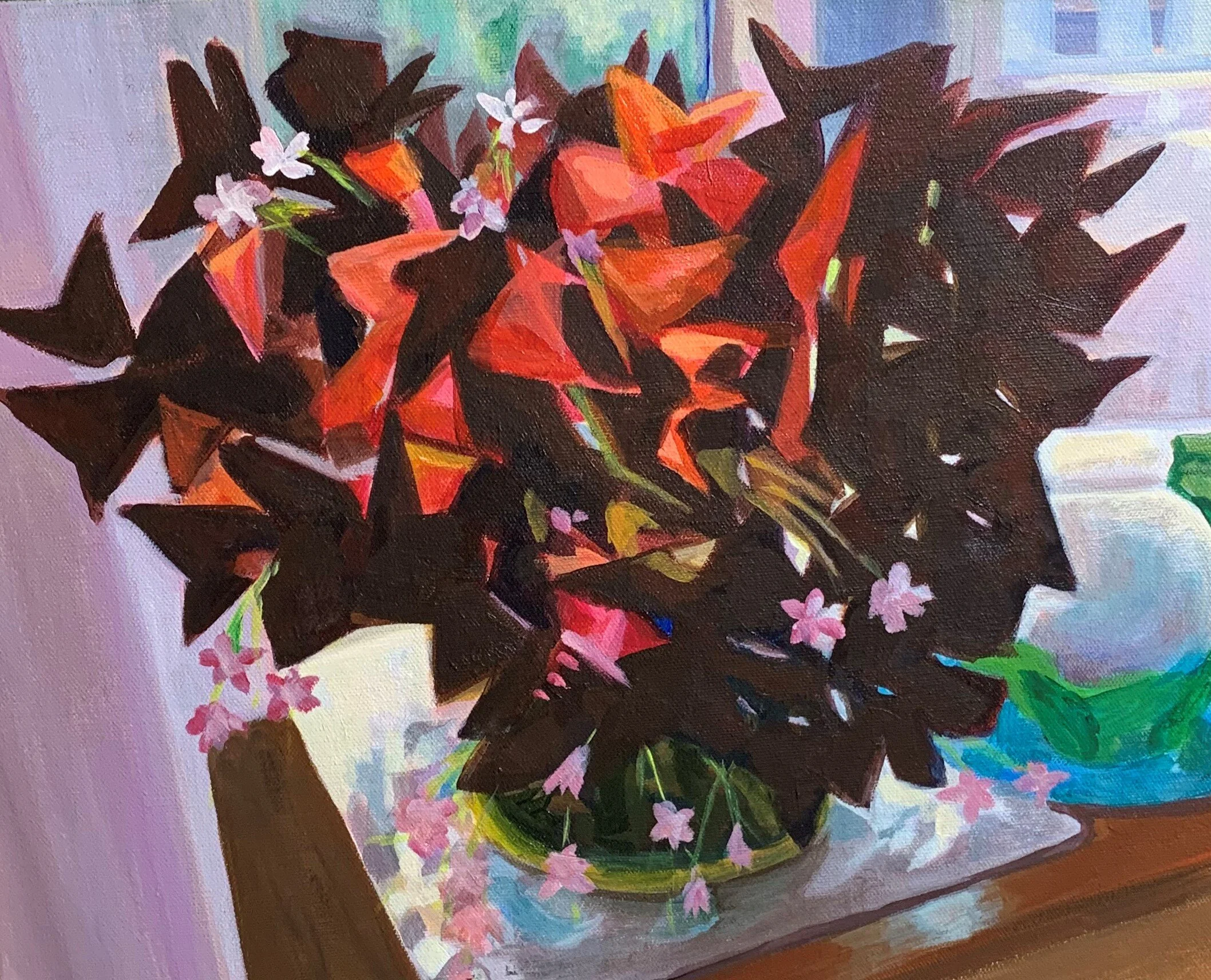 Patricia	Dodge-	Oxalis	Acrylic	 $350 