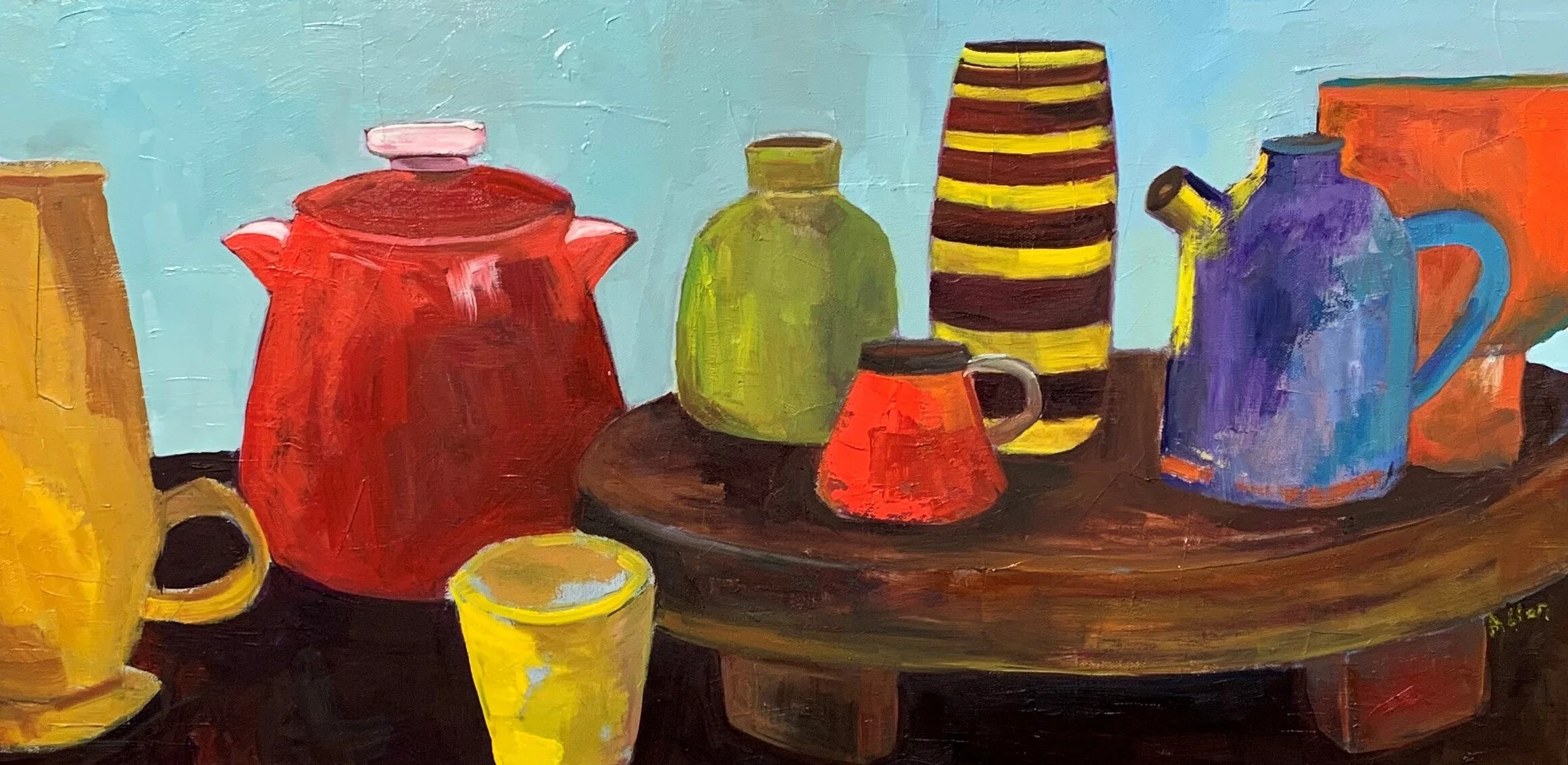 Susan	Adler-	Happy Together	Oil	 $500  