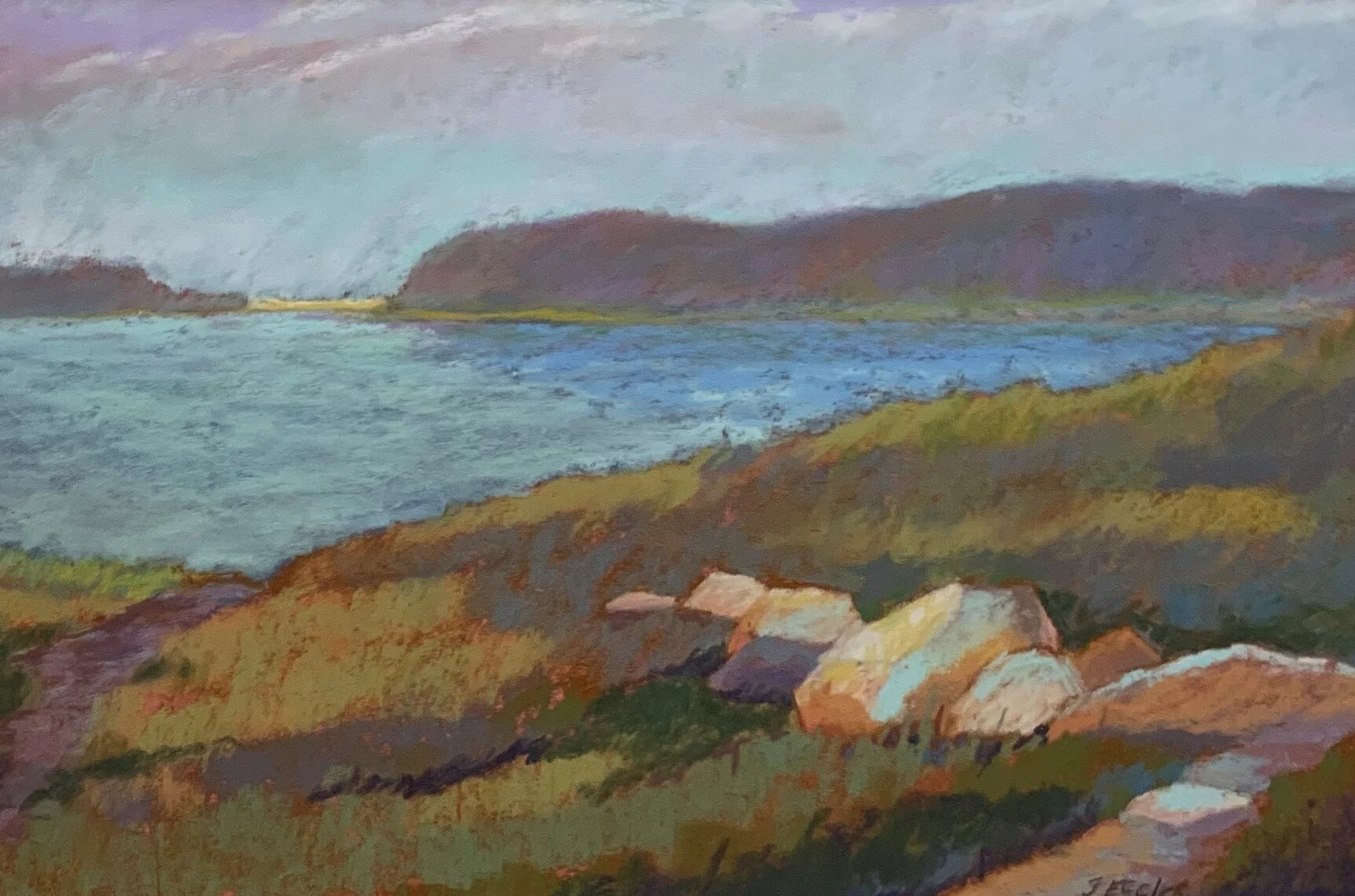 Jane	Eccles-	From Barley Neck	Pastel	 $700 
