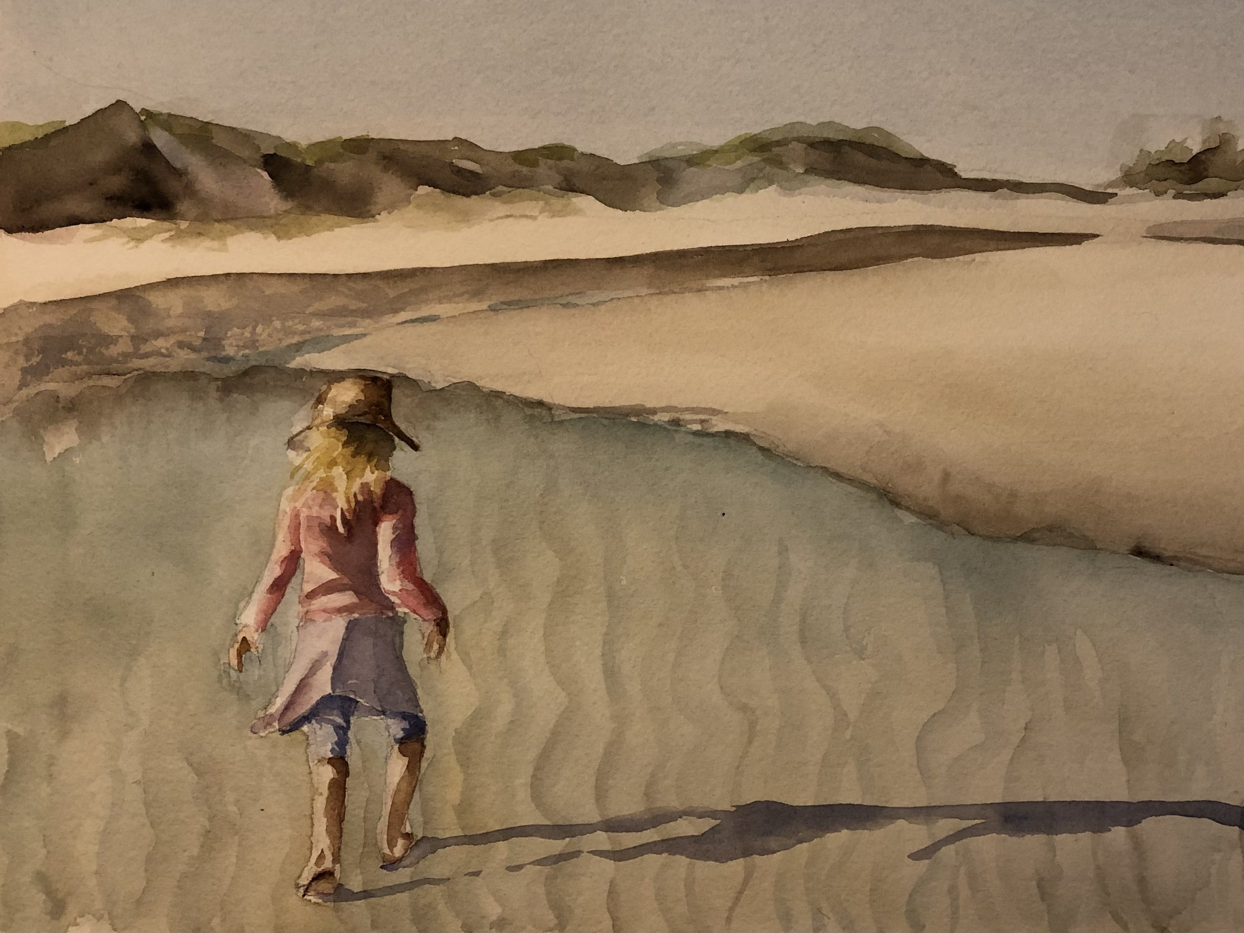 Carol	Ewing	Bea at the Beach	Watercolor	 $200 	Robert Mesrop