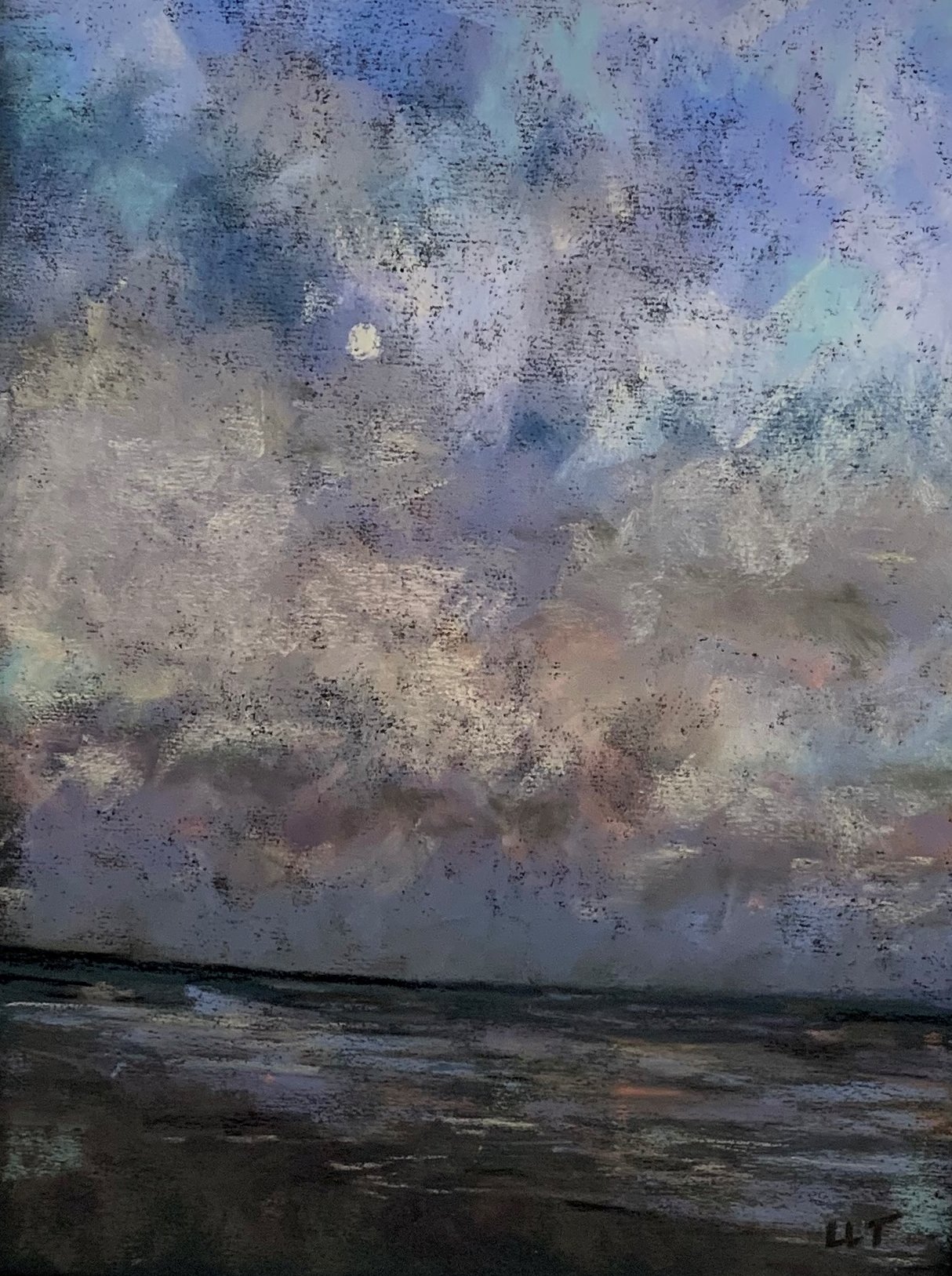 Laura	Toy	Moon Over Cape Cod Bay Pastel $175 	Eileen Casey