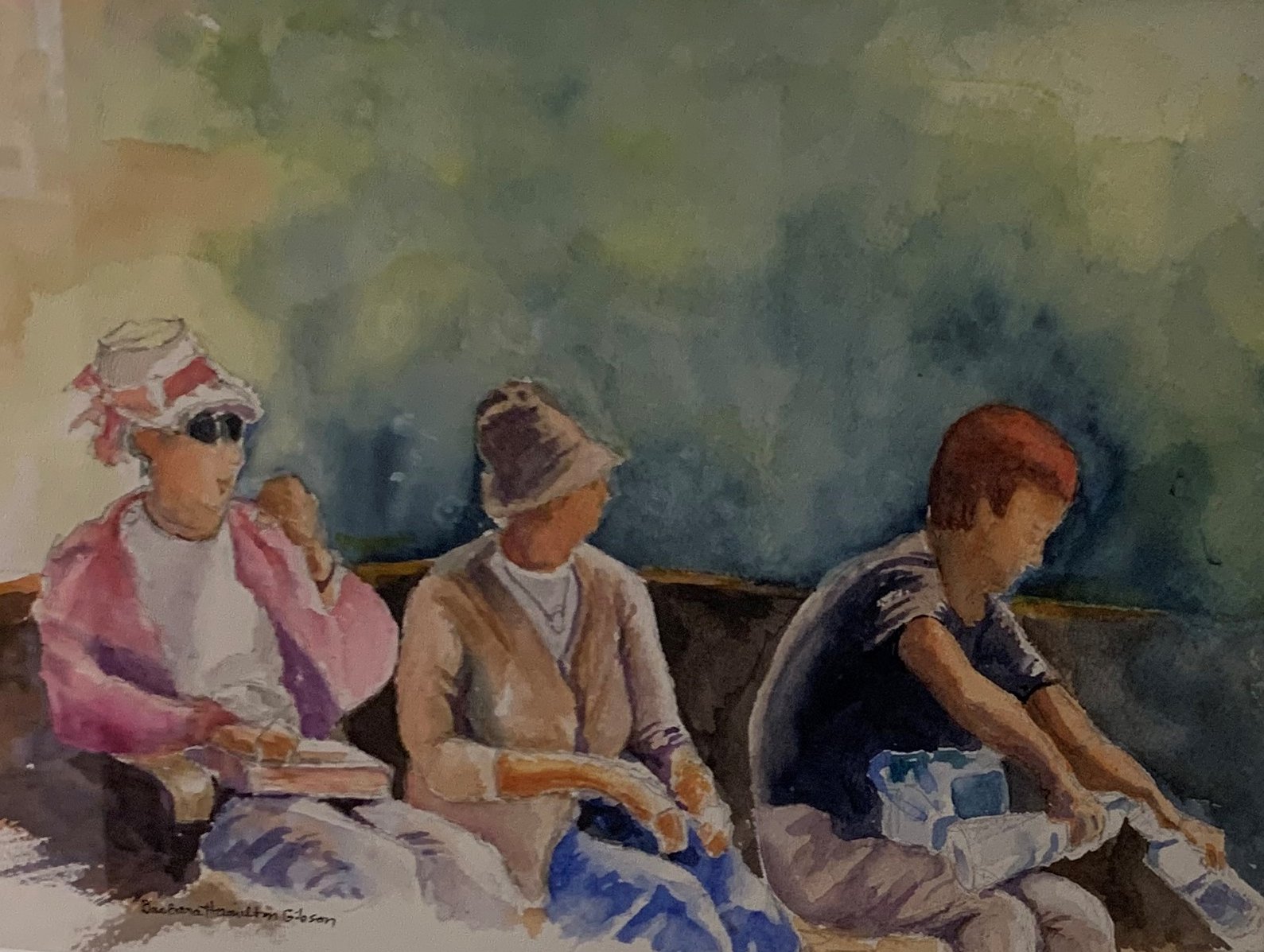 Barbara	Gibson	Lunch Break	Watercolor	 $250 	Robert Mesrop