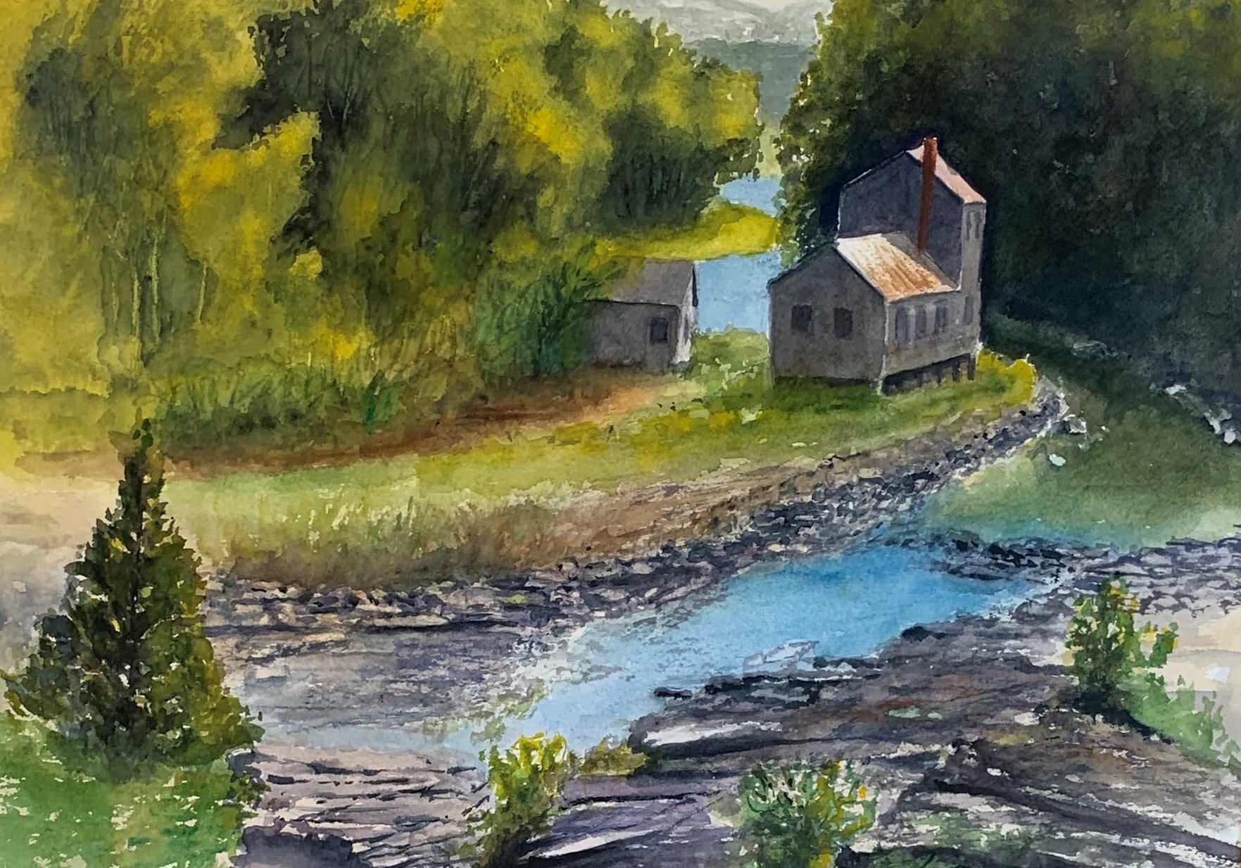 Peter	Eisenbarth	River Bend	Watercolor	 $450 	Robert Mesrop