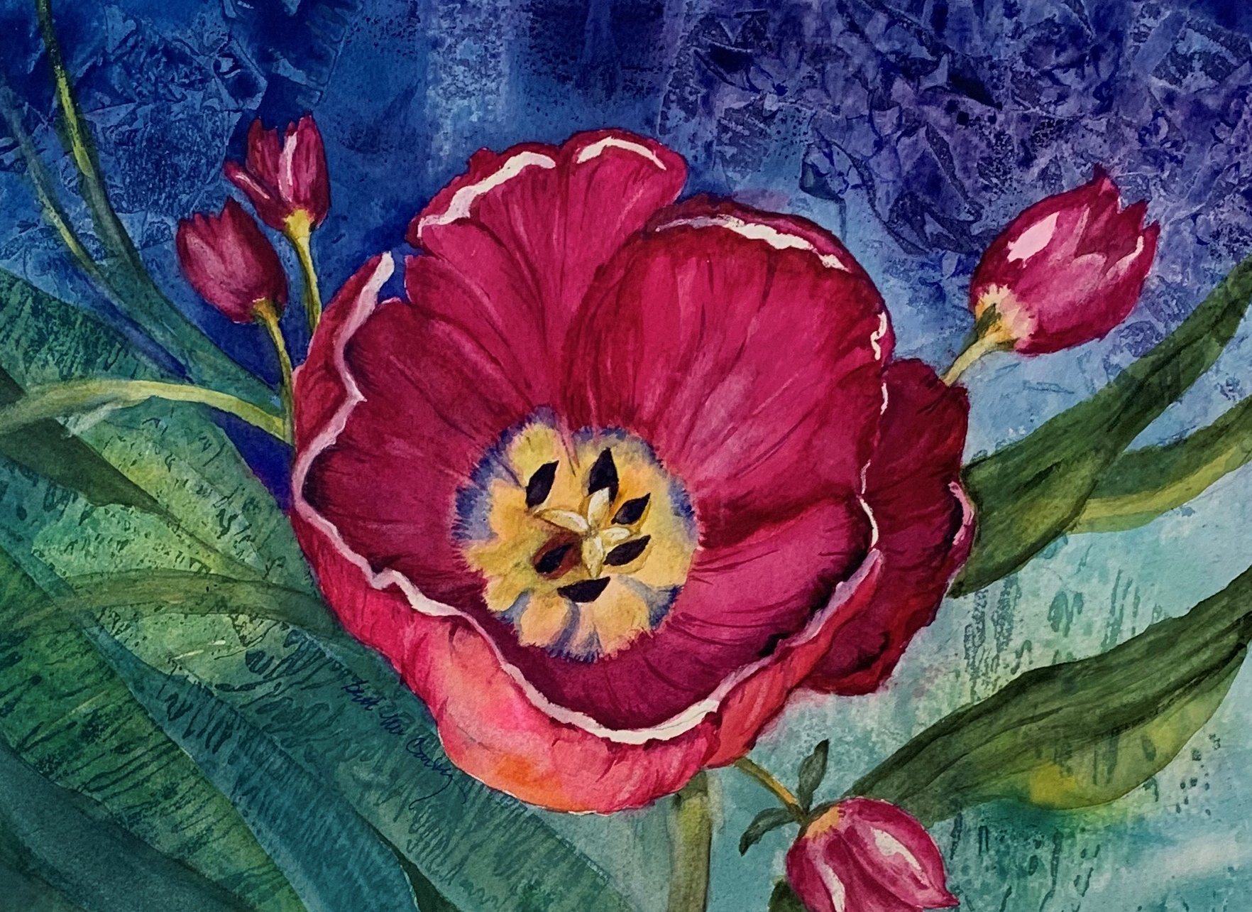 Bett	McCarthy	Ruby Beauty	Watercolor	 $300 	Ann Hart