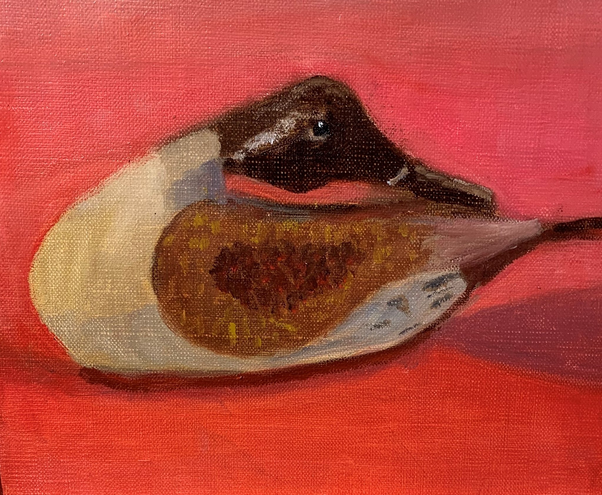 Pam	Kielhack	Decoy Duck	Oil	 $100 	Maryalice Eizenberg