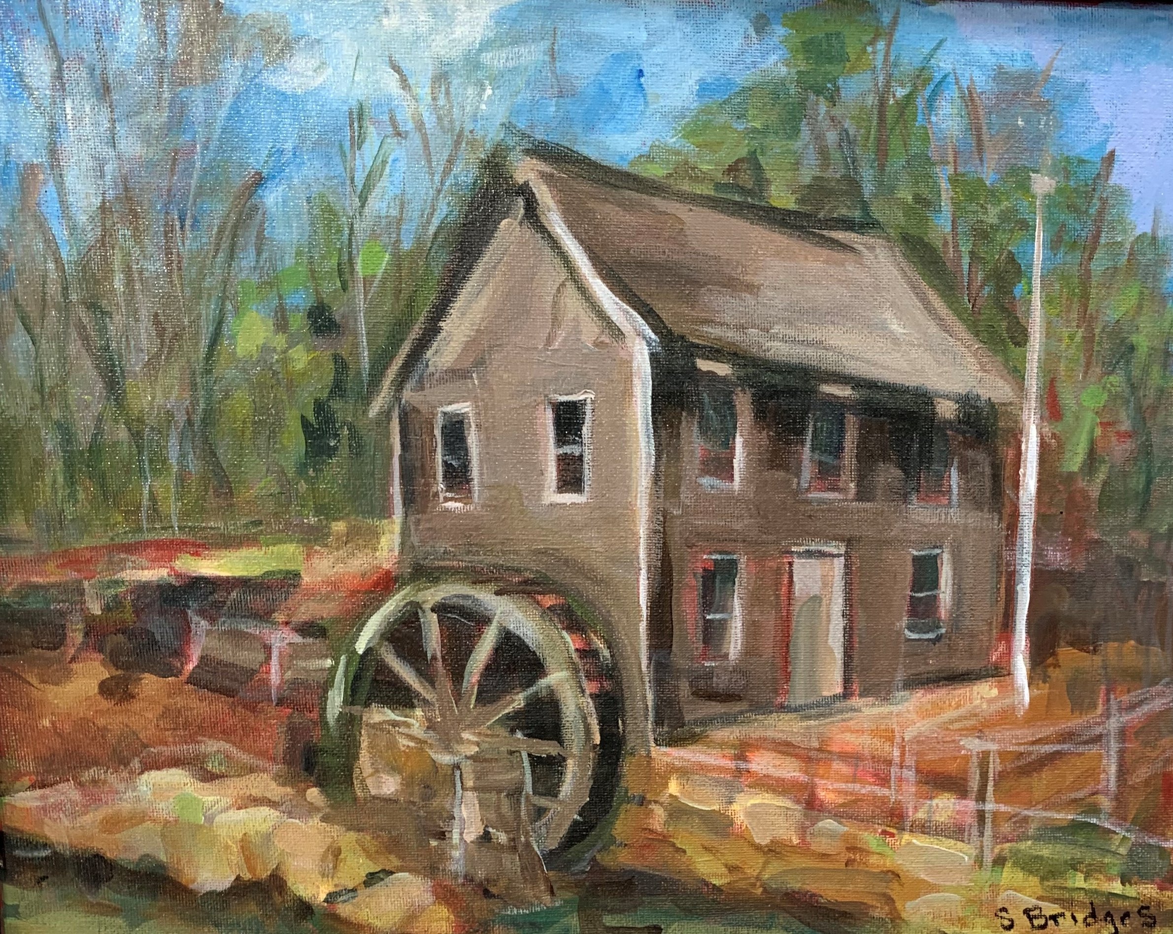 Susan	Bridges	Grist Mill	Acrylic	 $300 	Steve Kennedy